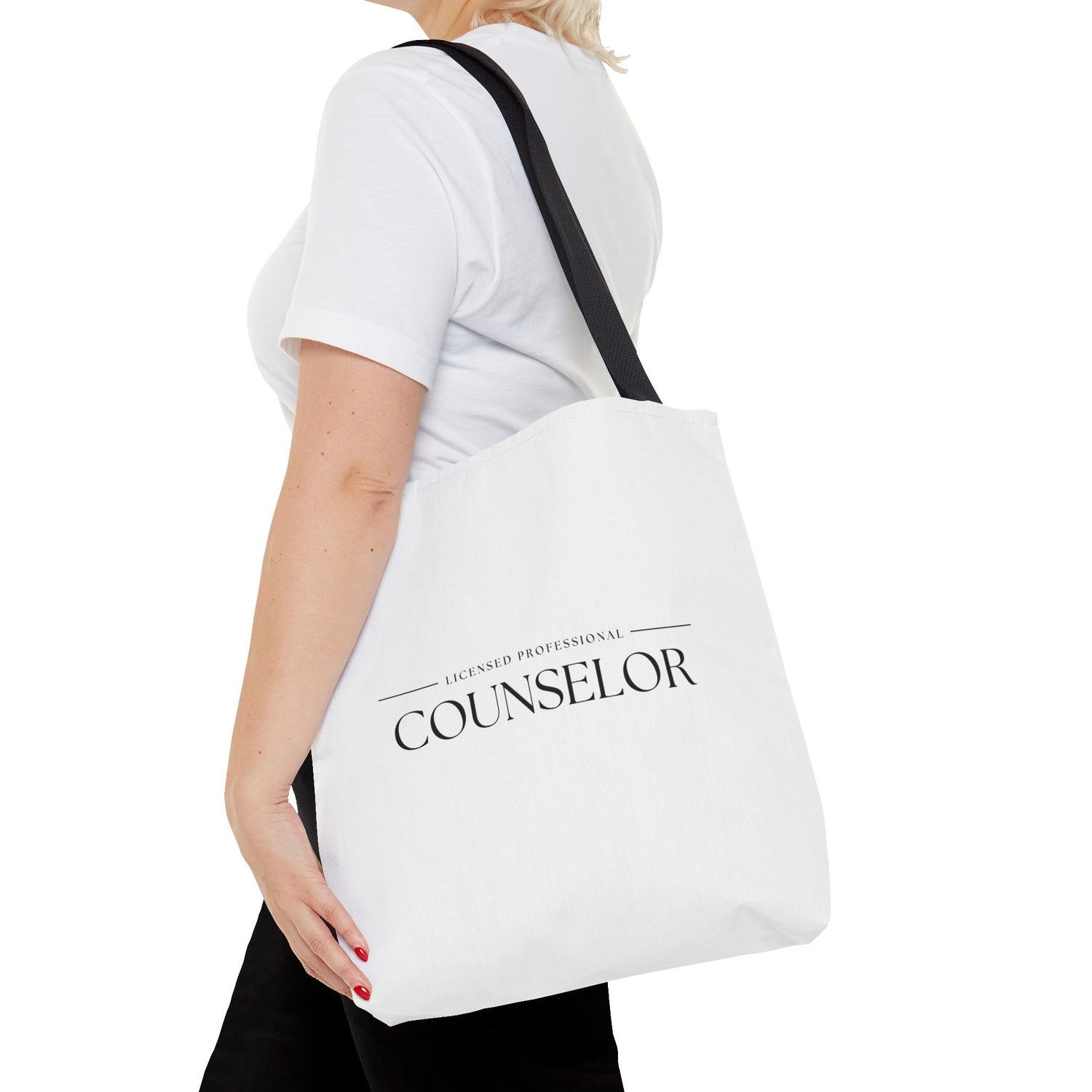Licensed Counselor Tote Bag | Eco-Friendly Shopping Bag | Gift for Counselors, Therapist Tote, Daily Use Bag, Professional Accessory