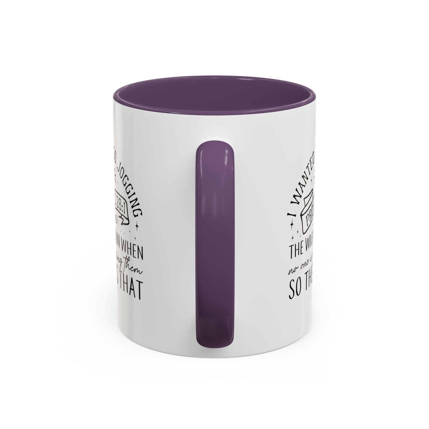 Inspirational Coffee Mug for Christian Joggers, Proverbs 28:1 Quote Mug, Funny Workout Gift, Motivational Drinkware, Exercise Humor