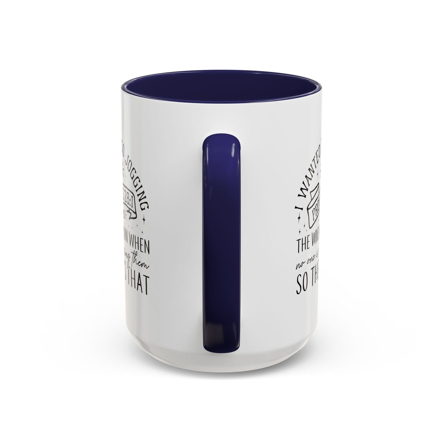 Inspirational Coffee Mug for Christian Joggers, Proverbs 28:1 Quote Mug, Funny Workout Gift, Motivational Drinkware, Exercise Humor
