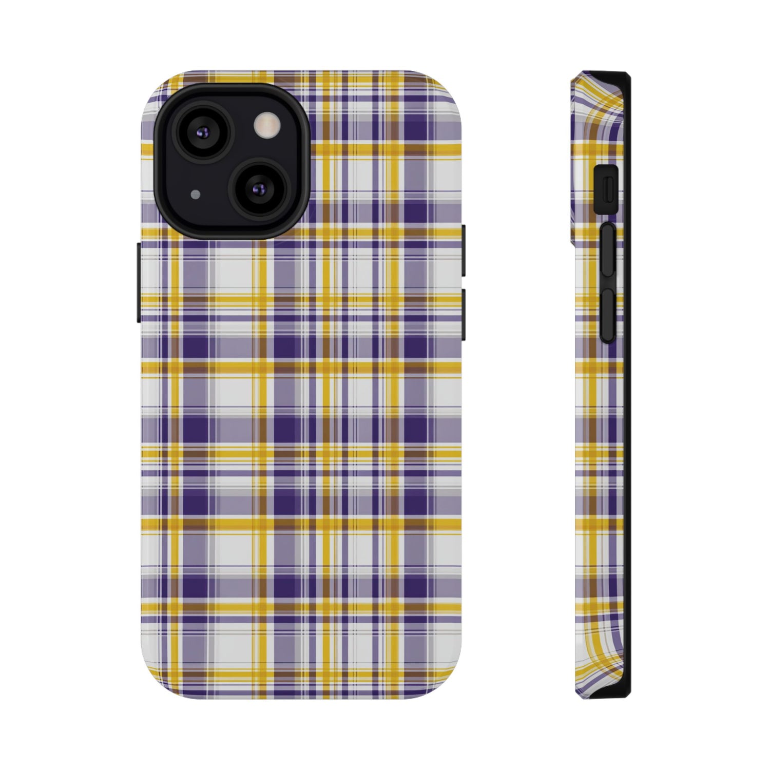 Louisiana Plaid Impact-Resistant Phone Case