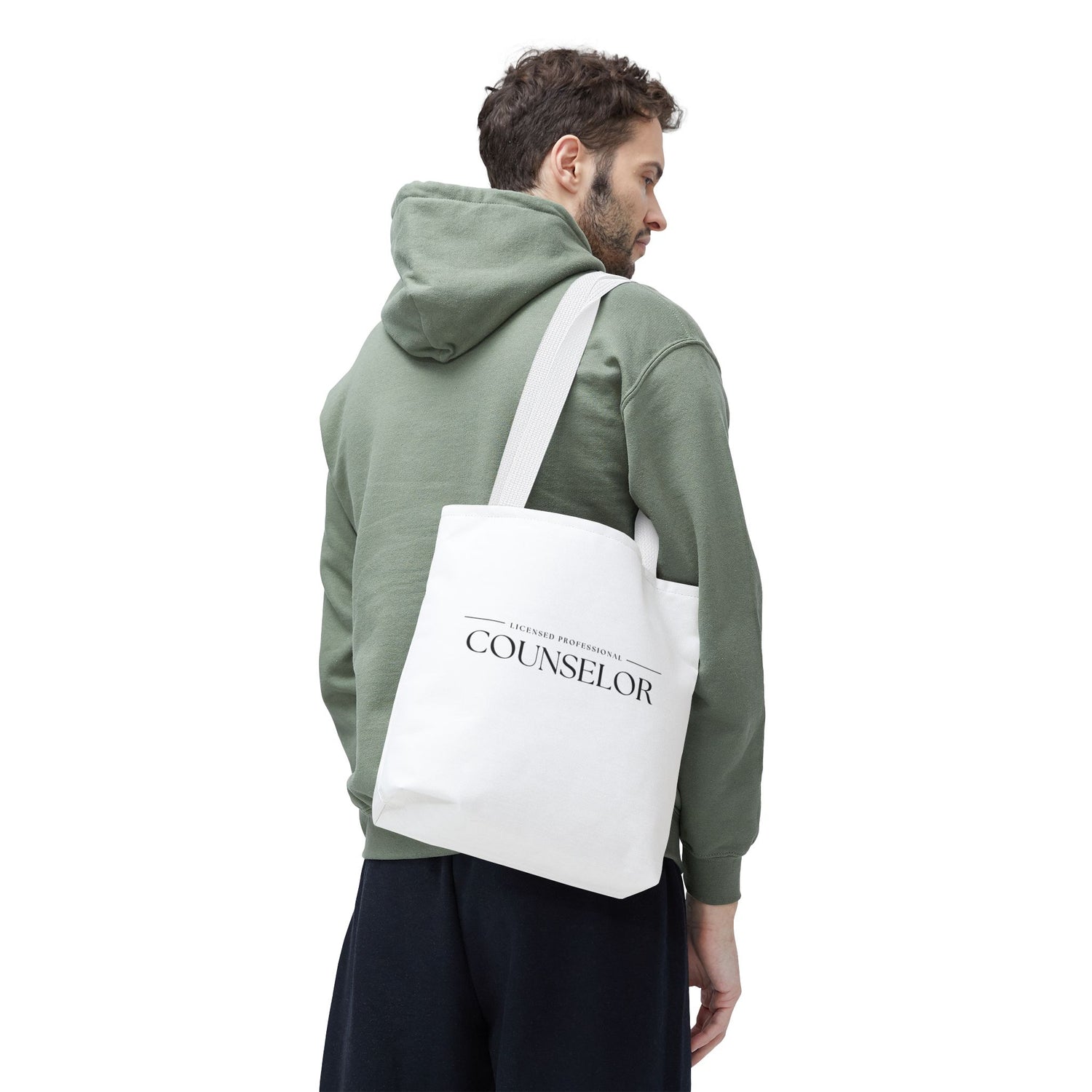 Licensed Counselor Tote Bag | Eco-Friendly Shopping Bag | Gift for Counselors, Therapist Tote, Daily Use Bag, Professional Accessory