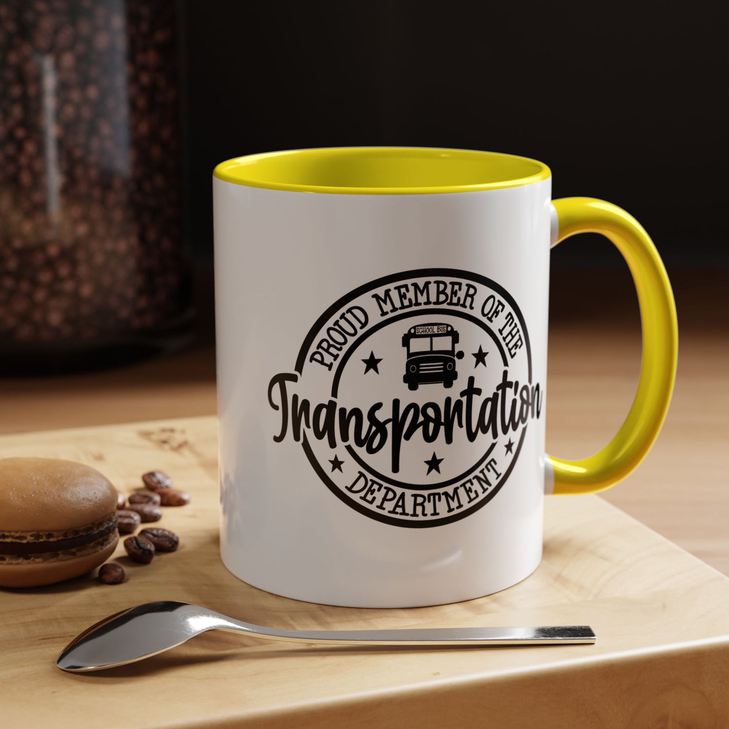 Transportation Department Coffee Mug, Proud Member Mug, Gift for Drivers, Transportation Lover Gift, Fun Coffee Cup, Tea and Coffee Mug