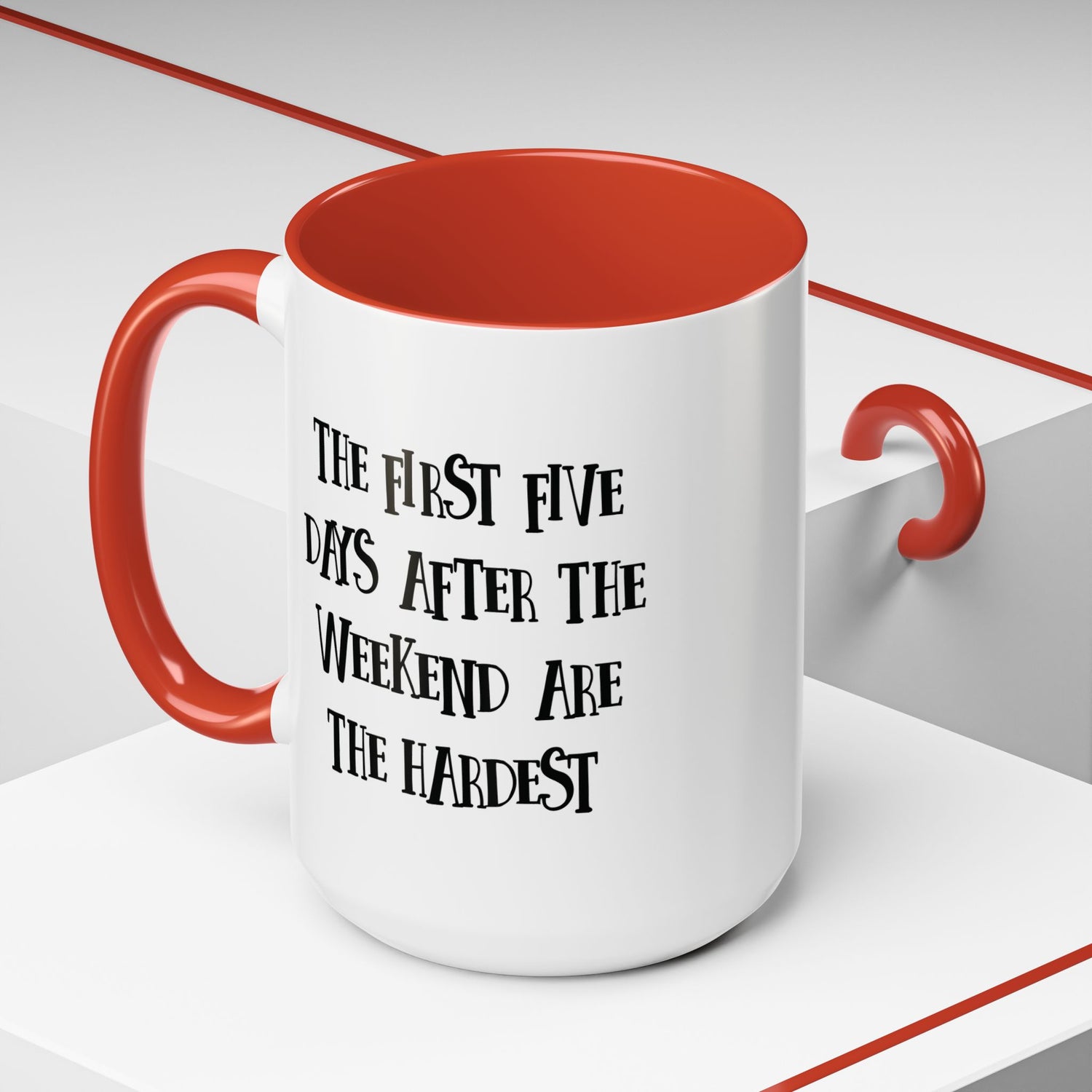 Motivational Coffee Mug, Cute Coffee Cup, Office Humor Mug, Gift for Her, Inspirational Tea Mug, Weekend Recovery Cup