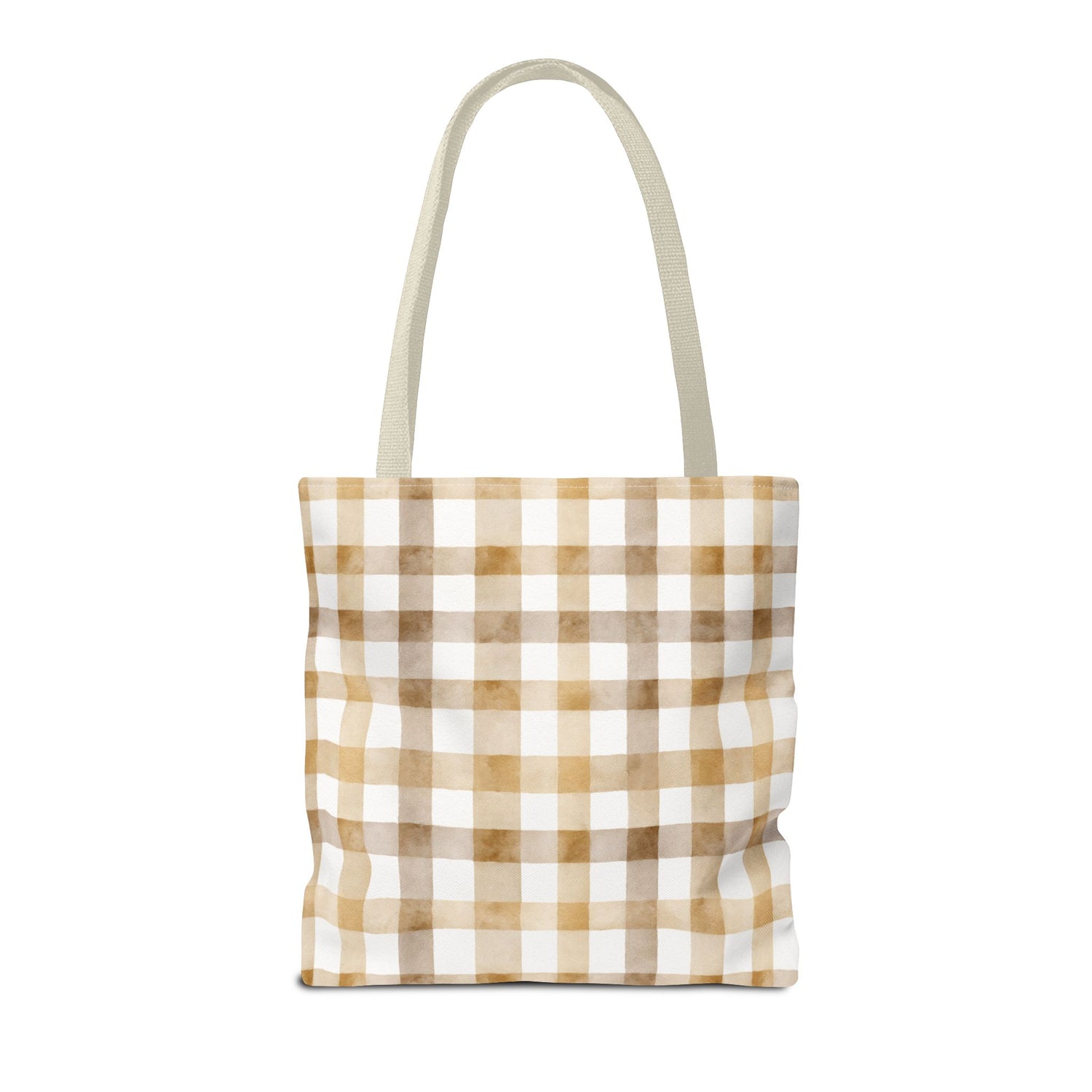Chic Gingham Fall Tote Bag
