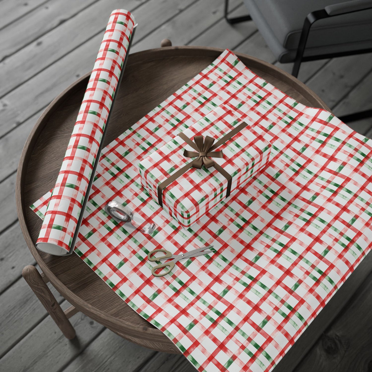Premium Wrapping Paper- Watercolor Stripes