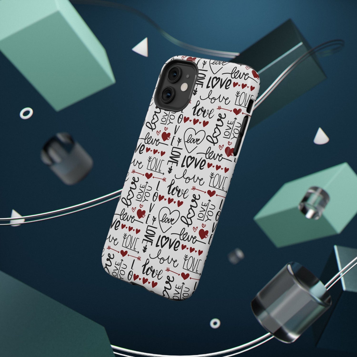 Impact-Resistant Cases-Valentine's Day Love