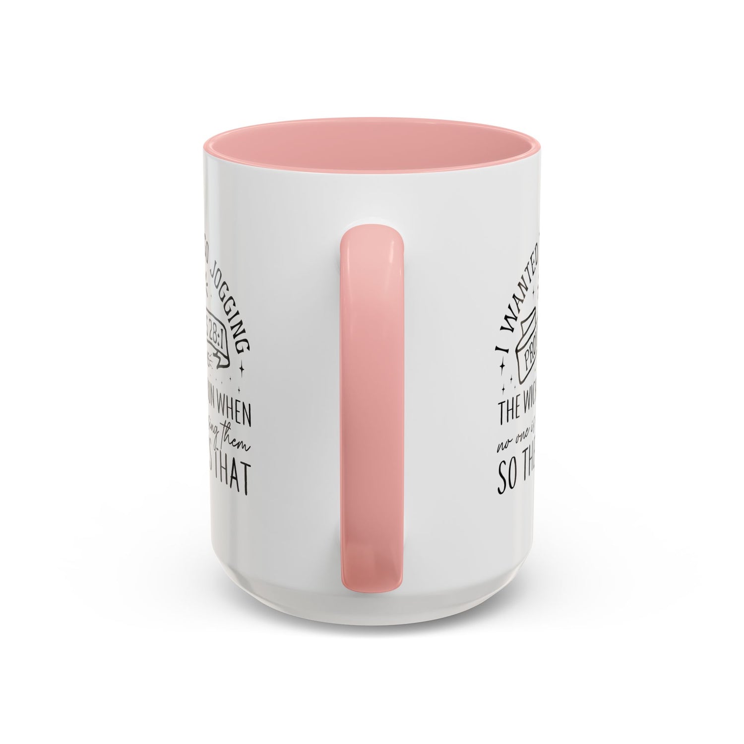 Inspirational Coffee Mug for Christian Joggers, Proverbs 28:1 Quote Mug, Funny Workout Gift, Motivational Drinkware, Exercise Humor