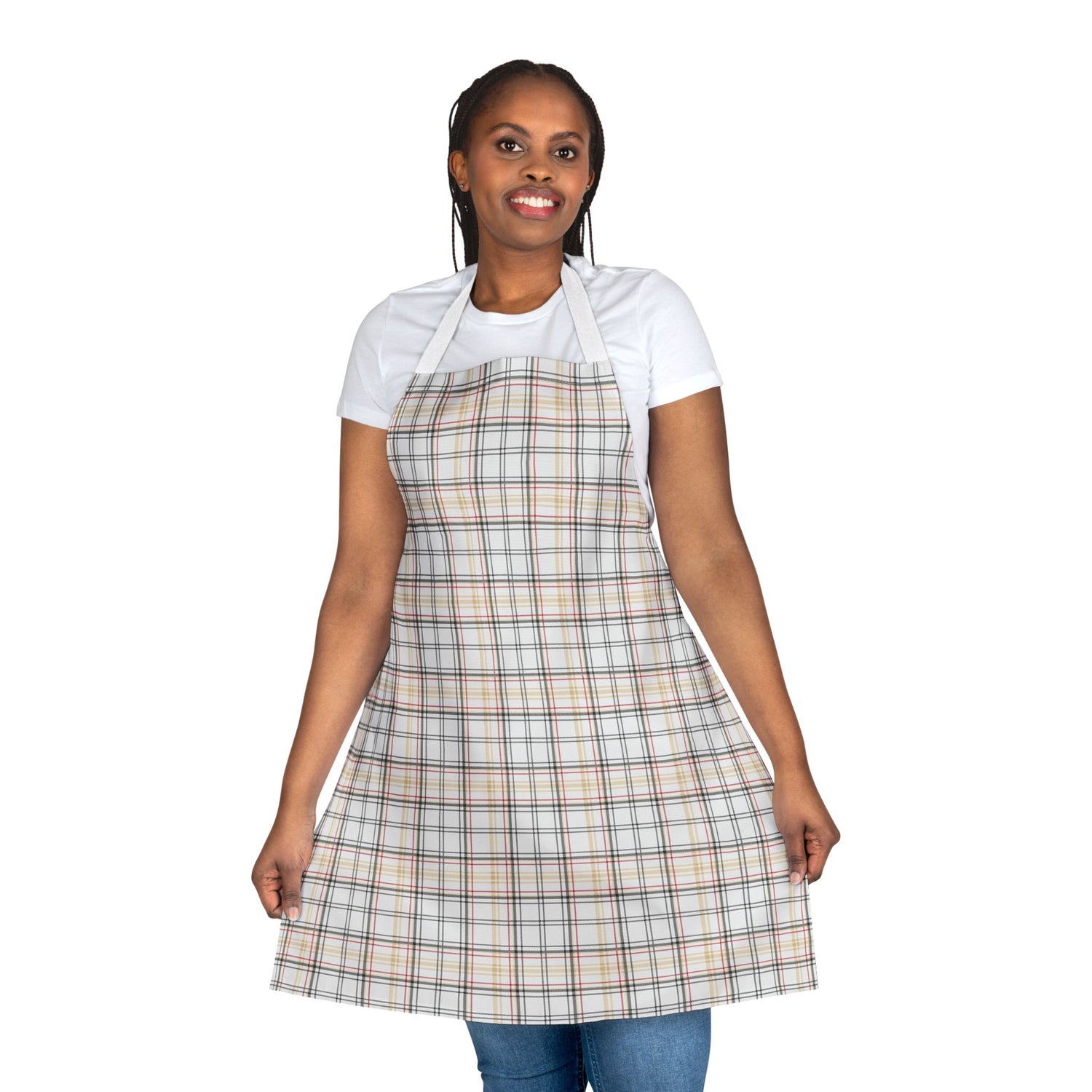 Stylish Cooking Apron with 5-Color Straps, Perfect Gift for Chefs, Grill Masters, Baking Lovers, Home Cooks