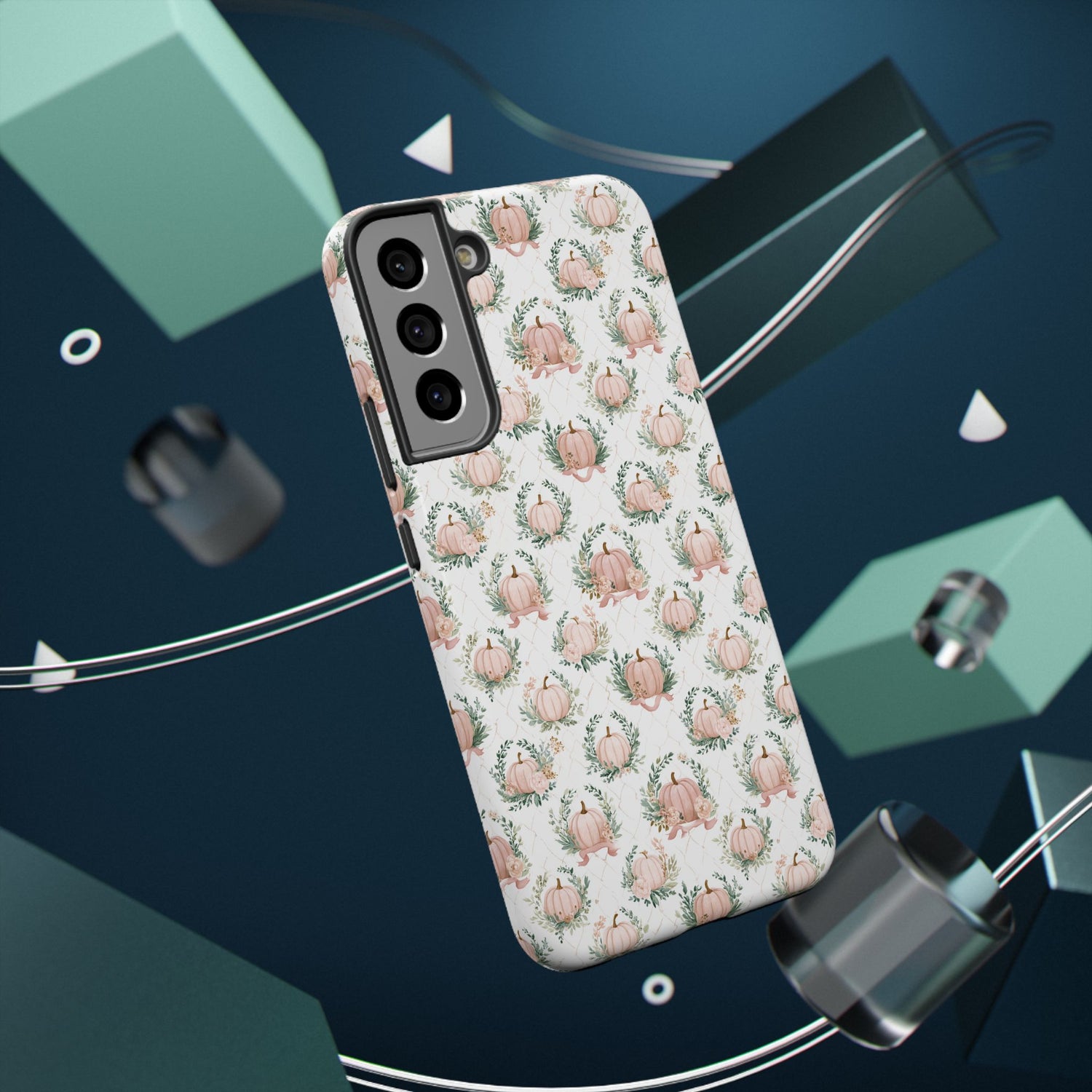 Elegant Pumpkin Impact-Resistant Phone Case, iPhone, Samsung