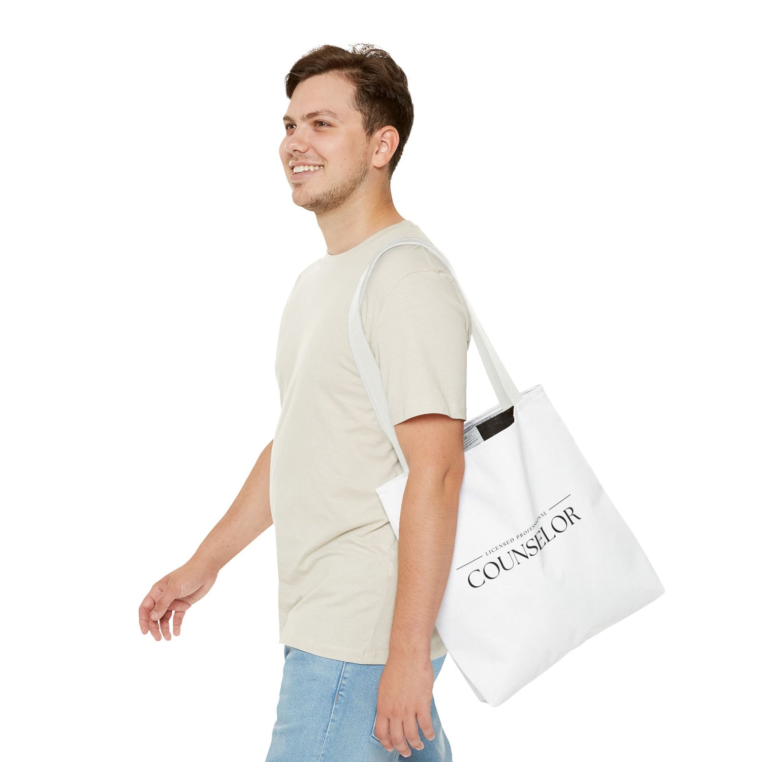 Licensed Counselor Tote Bag | Eco-Friendly Shopping Bag | Gift for Counselors, Therapist Tote, Daily Use Bag, Professional Accessory