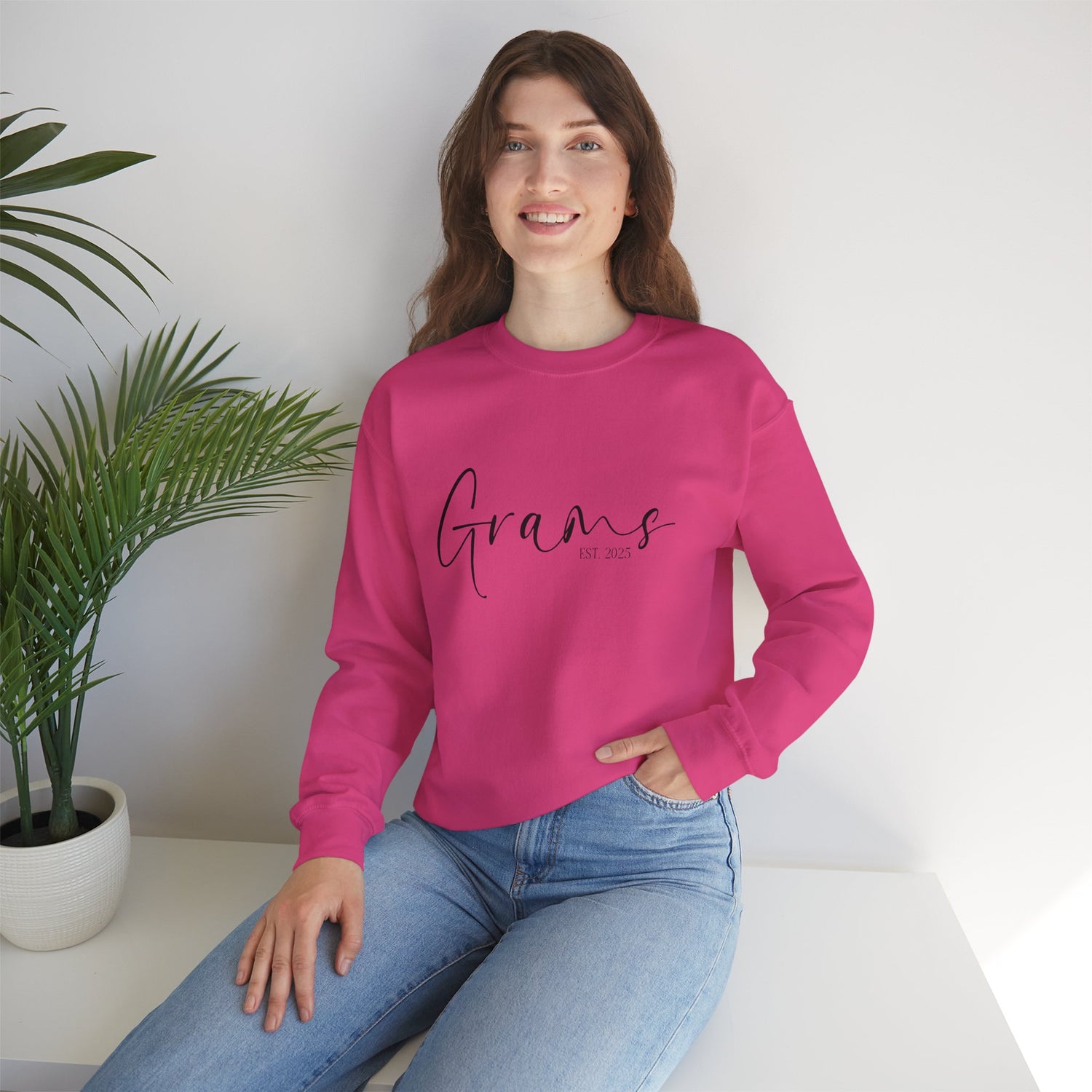 Grams Crewneck Sweatshirt | Cozy Gift for Grandma | Perfect for Birthdays, Mother's Day, Family Gatherings, or Casual Wear