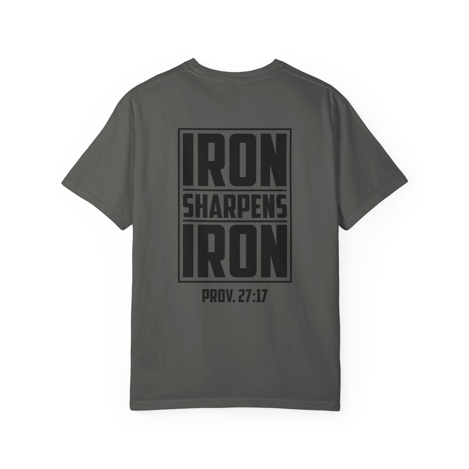 Inspirational Unisex T-Shirt, Motivational Tee for Everyday Wear, Iron Sharpens Iron, Christian Gift, Casual Fashion