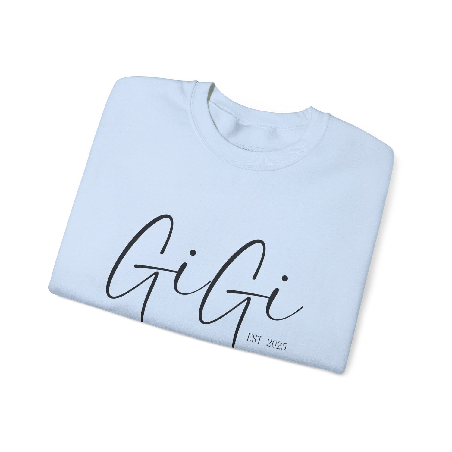 Personalized Gigi Sweatshirt, Cozy Crewneck for Grandmas, Stylish Gift for Her, Family Gatherings, Spring and Fall Fashion
