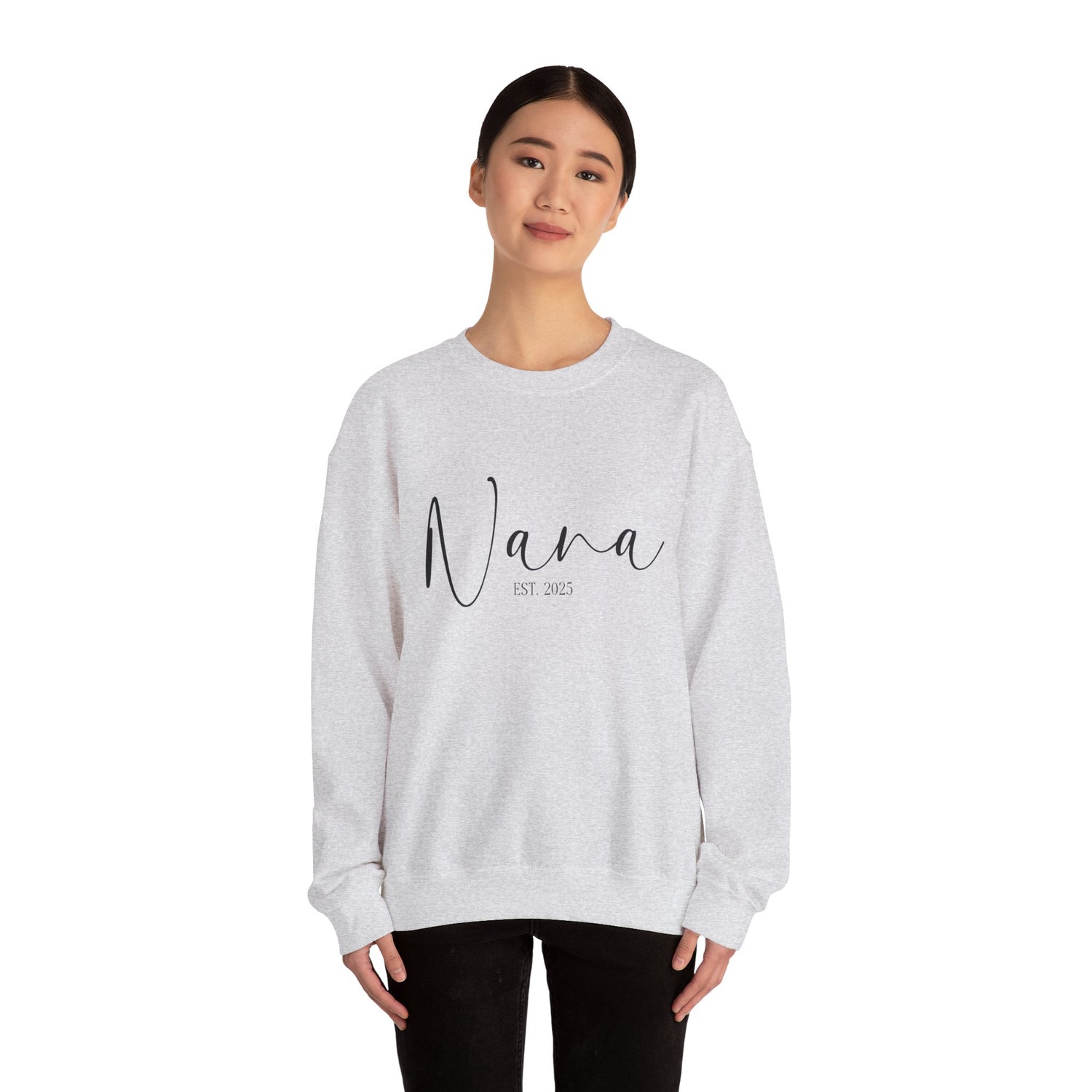 Personalized Nana Sweatshirt, Gift for Grandma, Custom Crewneck, Cozy Family Sweatshirt, Birthday Gift for Nana, Holiday Apparel