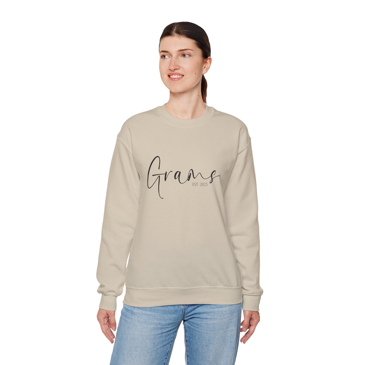 Grams Crewneck Sweatshirt | Cozy Gift for Grandma | Perfect for Birthdays, Mother's Day, Family Gatherings, or Casual Wear
