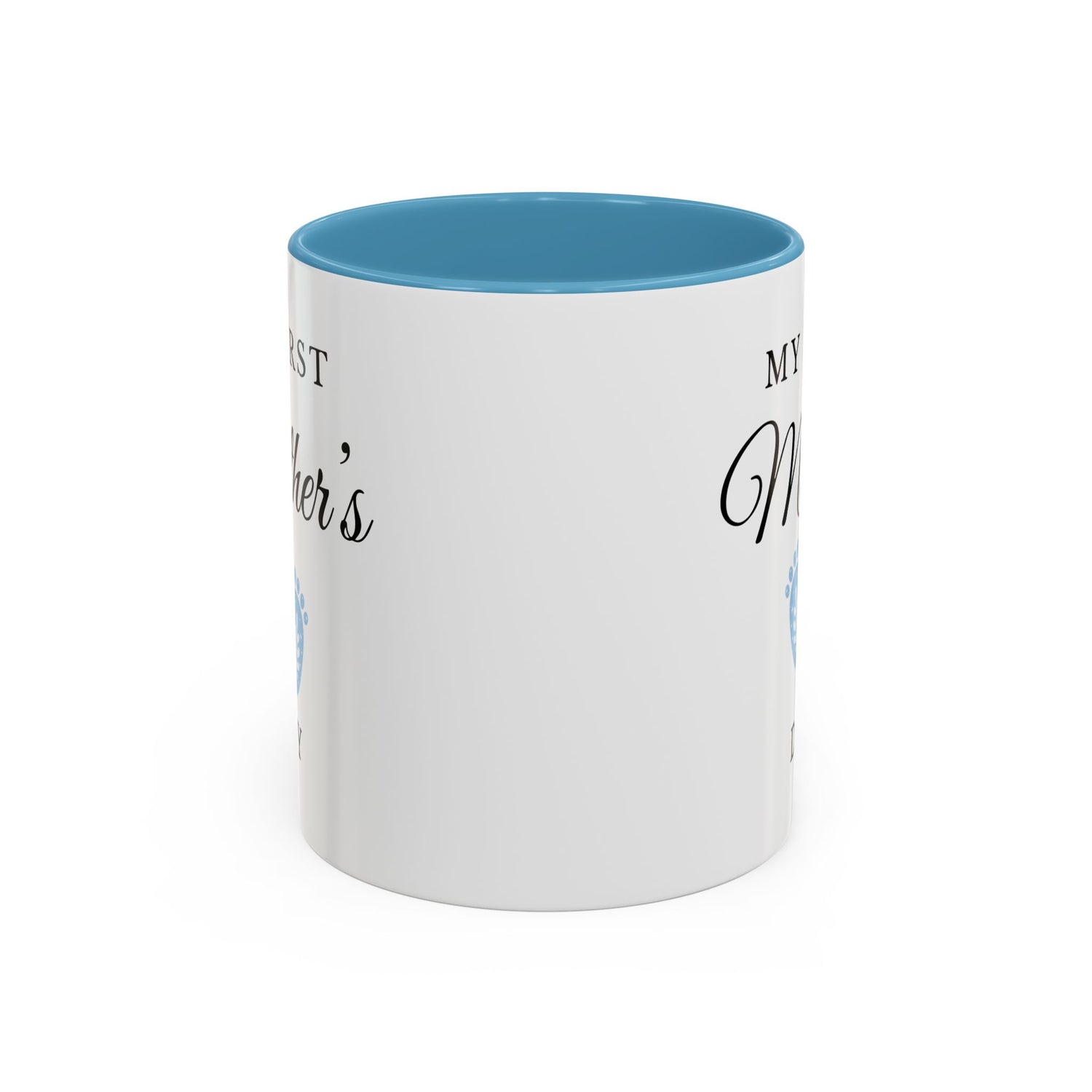 My First Mother's Day Blue Accent Coffee Mug (11, 15oz)