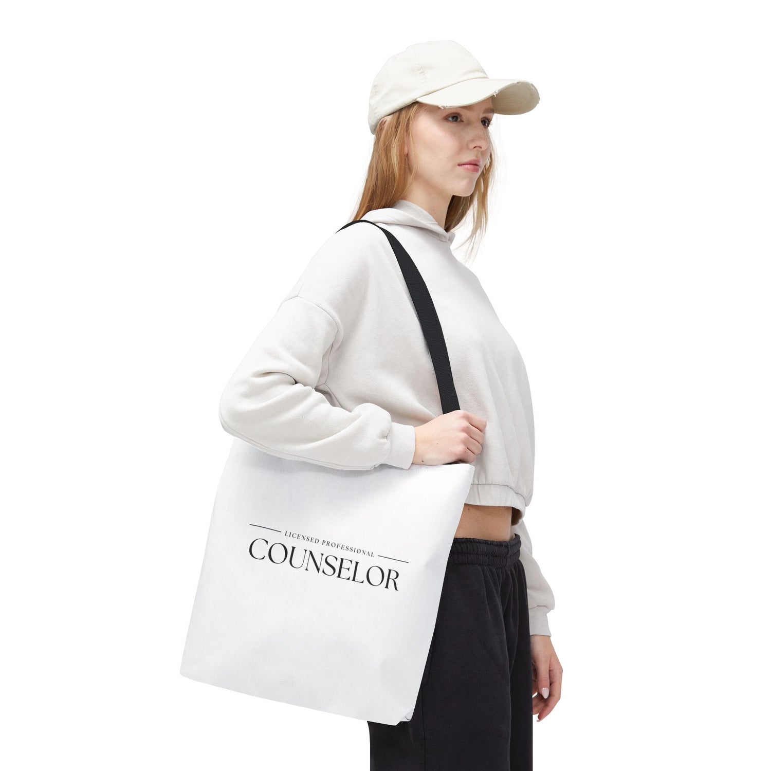 Licensed Counselor Tote Bag | Eco-Friendly Shopping Bag | Gift for Counselors, Therapist Tote, Daily Use Bag, Professional Accessory