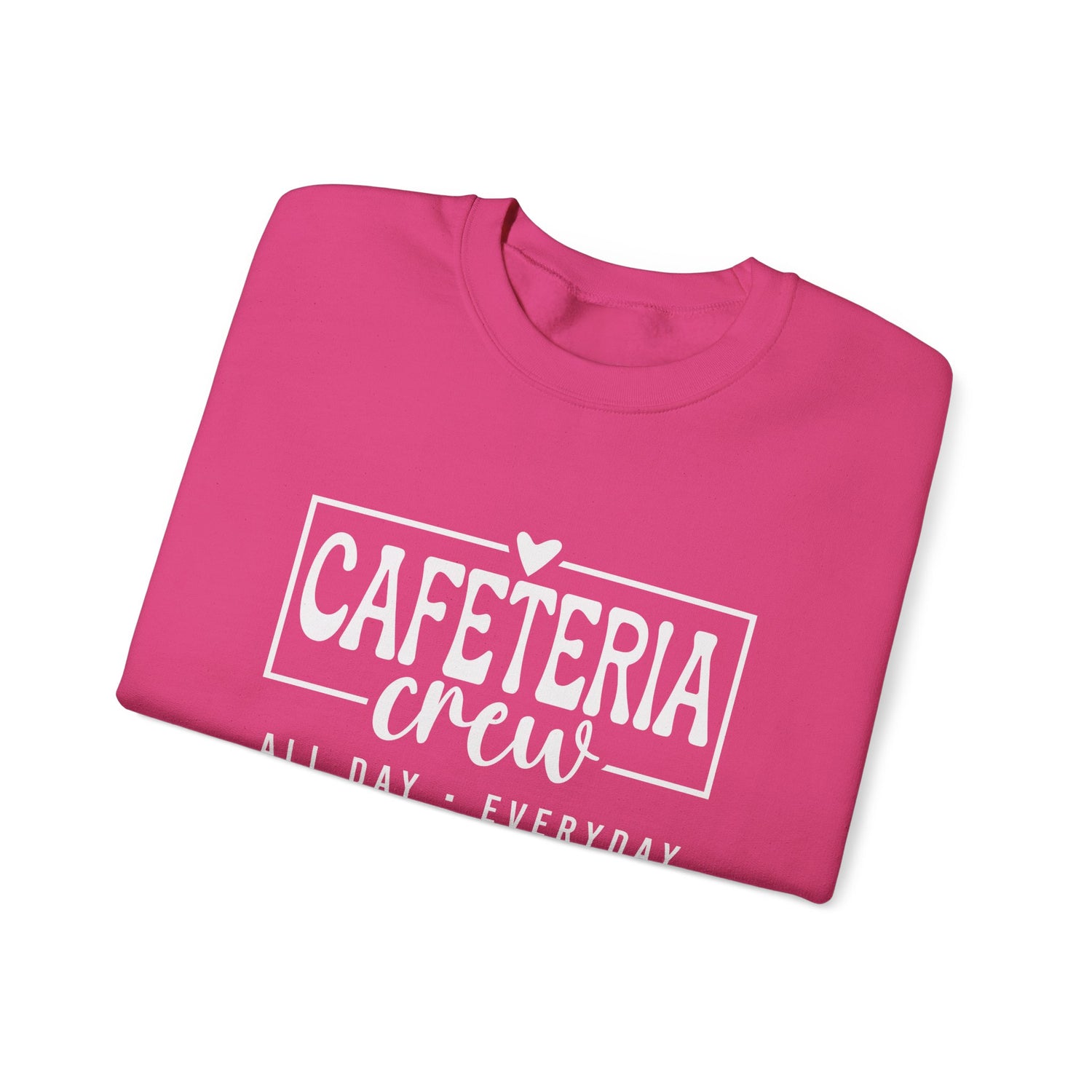 Cafeteria Crew Sweatshirt, Cozy Crewneck, Everyday Style, Gift for Foodies, Casual Wear, School Spirit Apparel