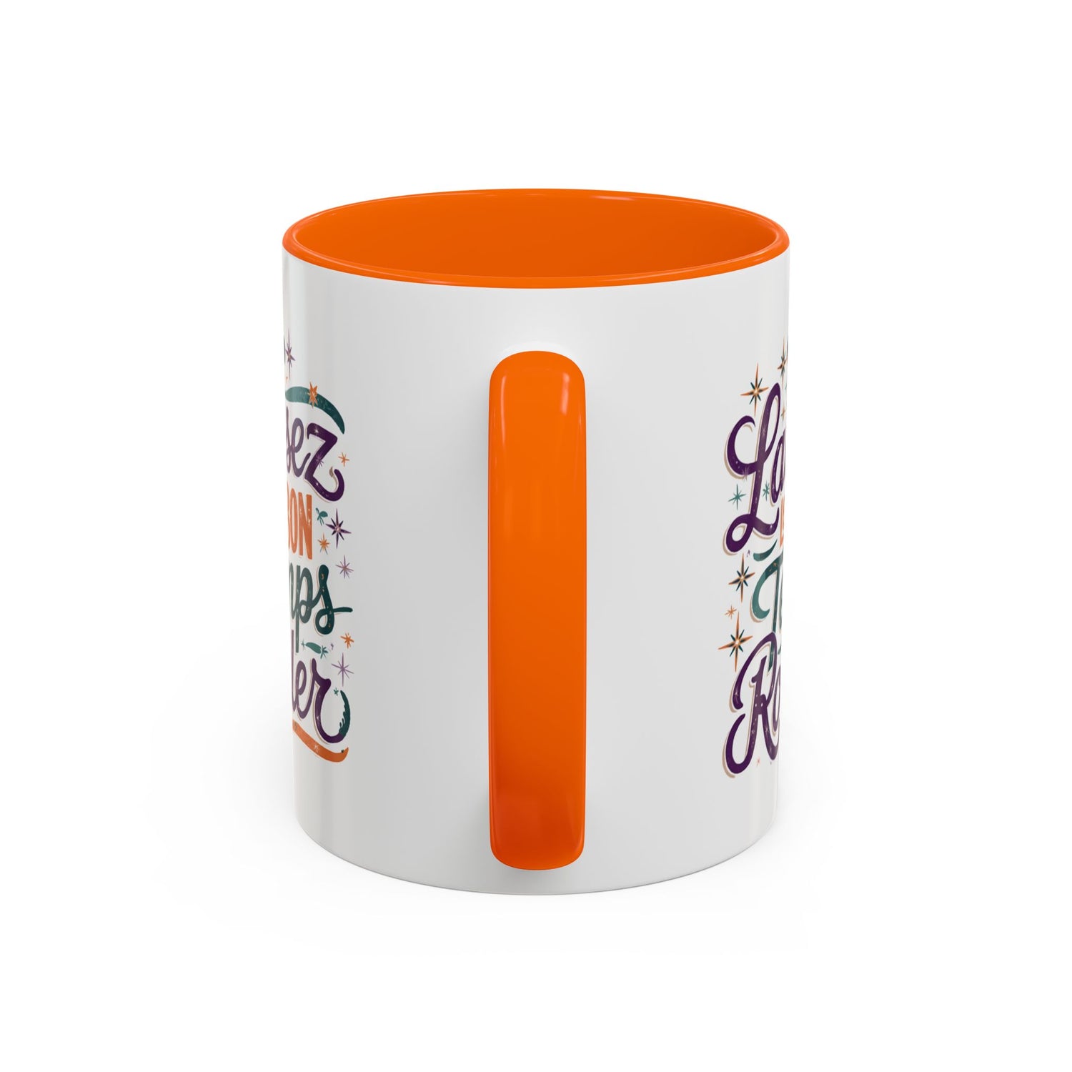 Vibrant Accent Coffee Mug - 'Laissez les Bon Temps Rouler', Perfect for Celebrations, Gifts, Coffee Lovers, Home Decor, and More