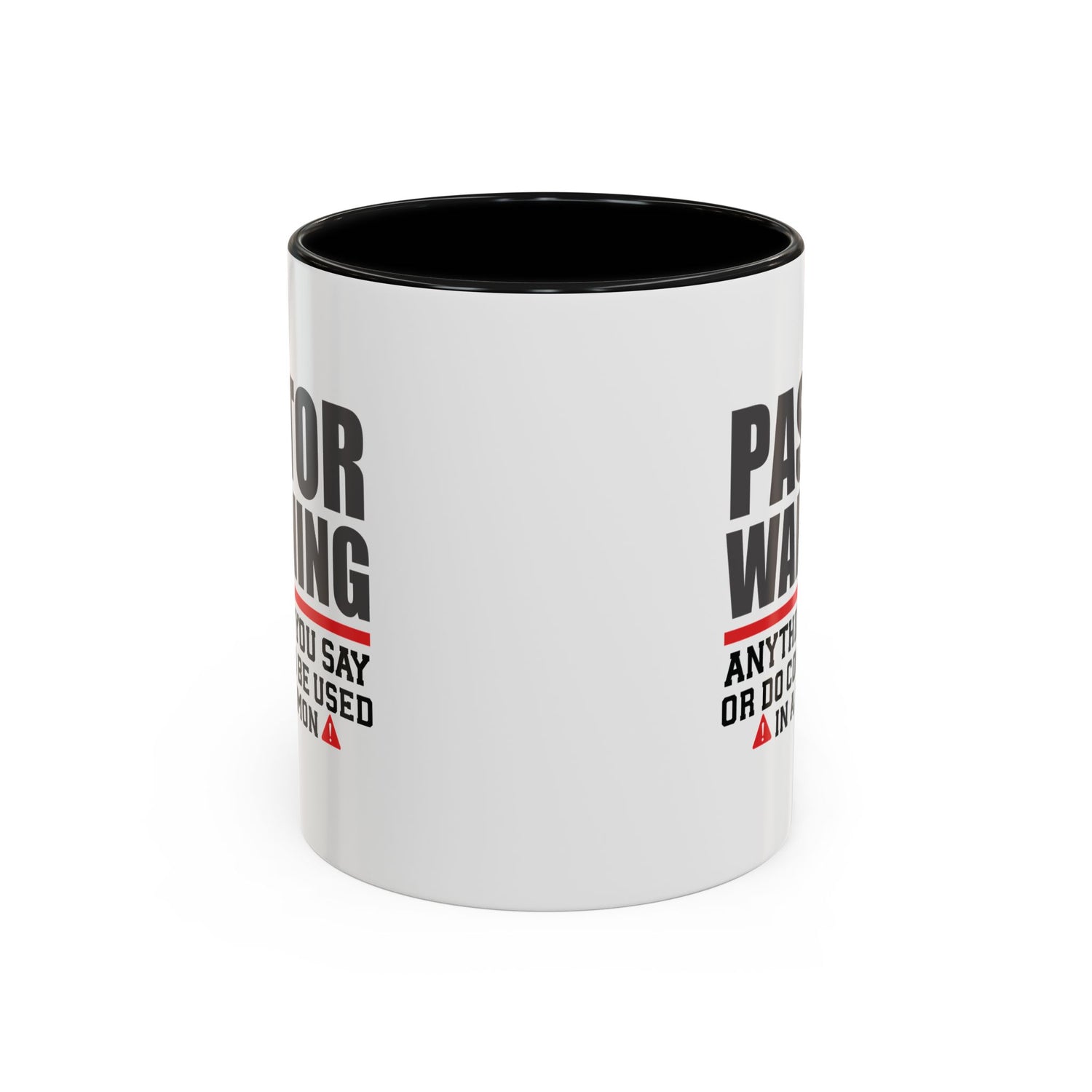 Funny Pastor Warning Coffee Mug, Christian Gift for Pastors, Humorous Church Coffee Cup, Sermon Inspiration Mug, For Ministry Lovers