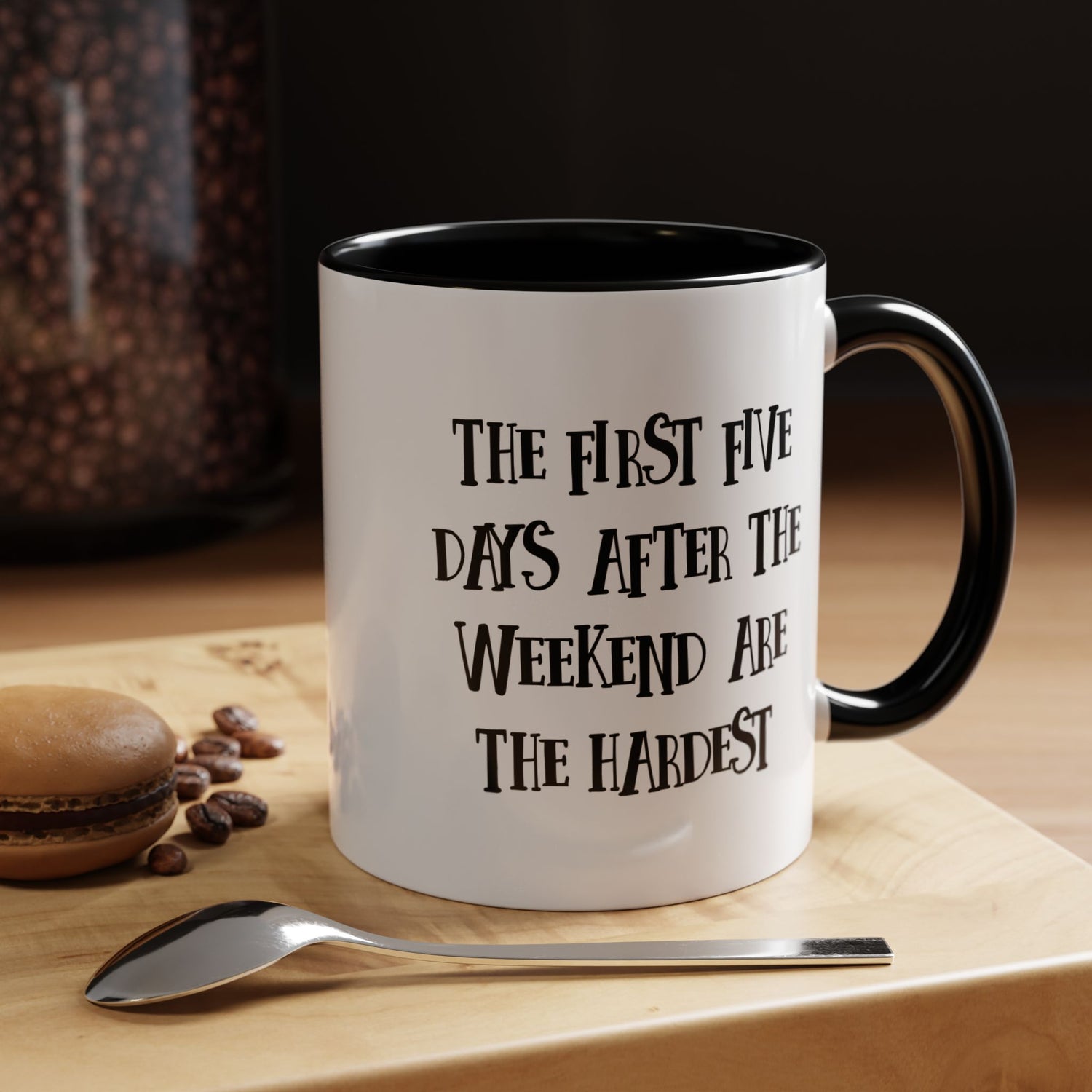 Motivational Coffee Mug, Cute Coffee Cup, Office Humor Mug, Gift for Her, Inspirational Tea Mug, Weekend Recovery Cup