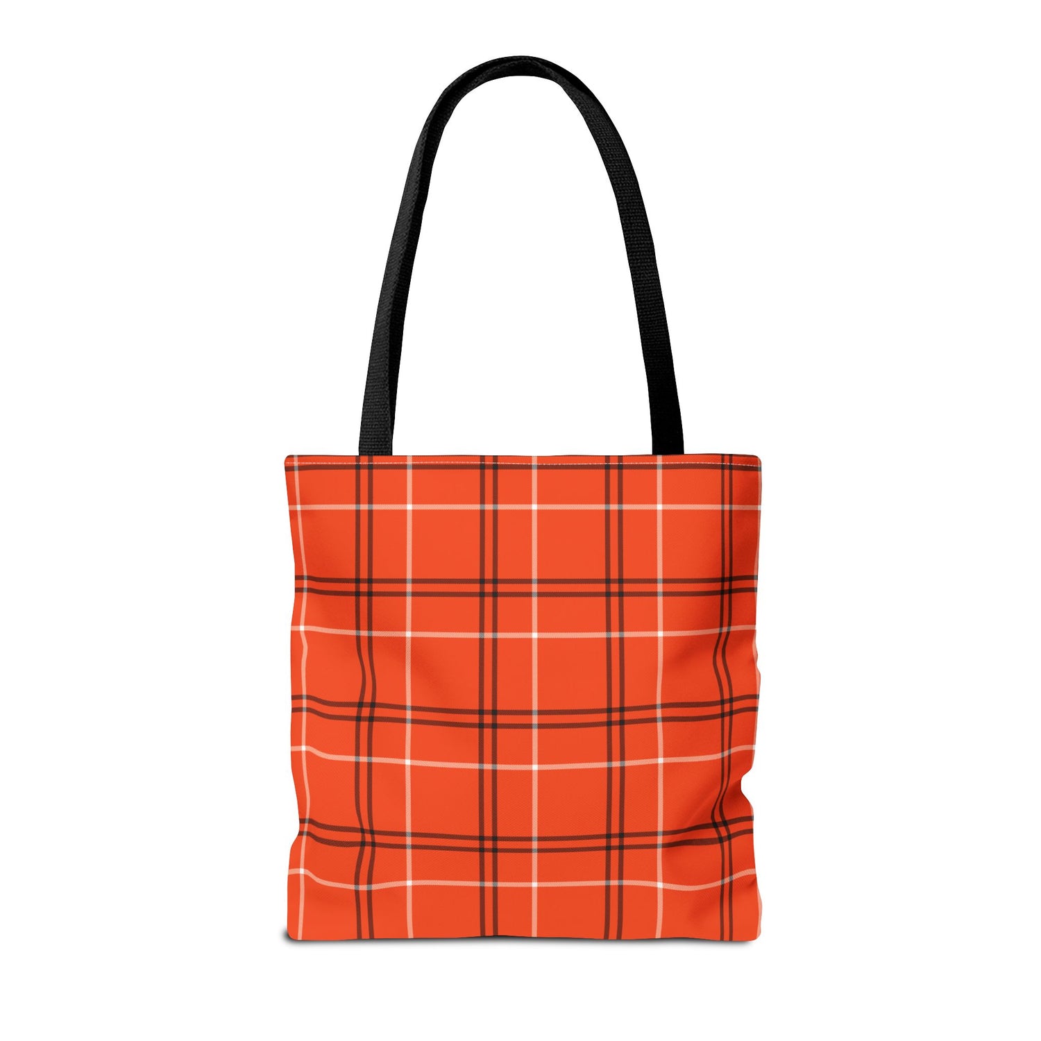 Tote Bag- Fall Orange Plaid