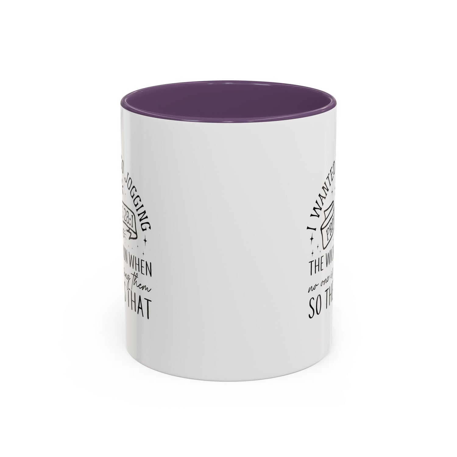 Inspirational Coffee Mug for Christian Joggers, Proverbs 28:1 Quote Mug, Funny Workout Gift, Motivational Drinkware, Exercise Humor