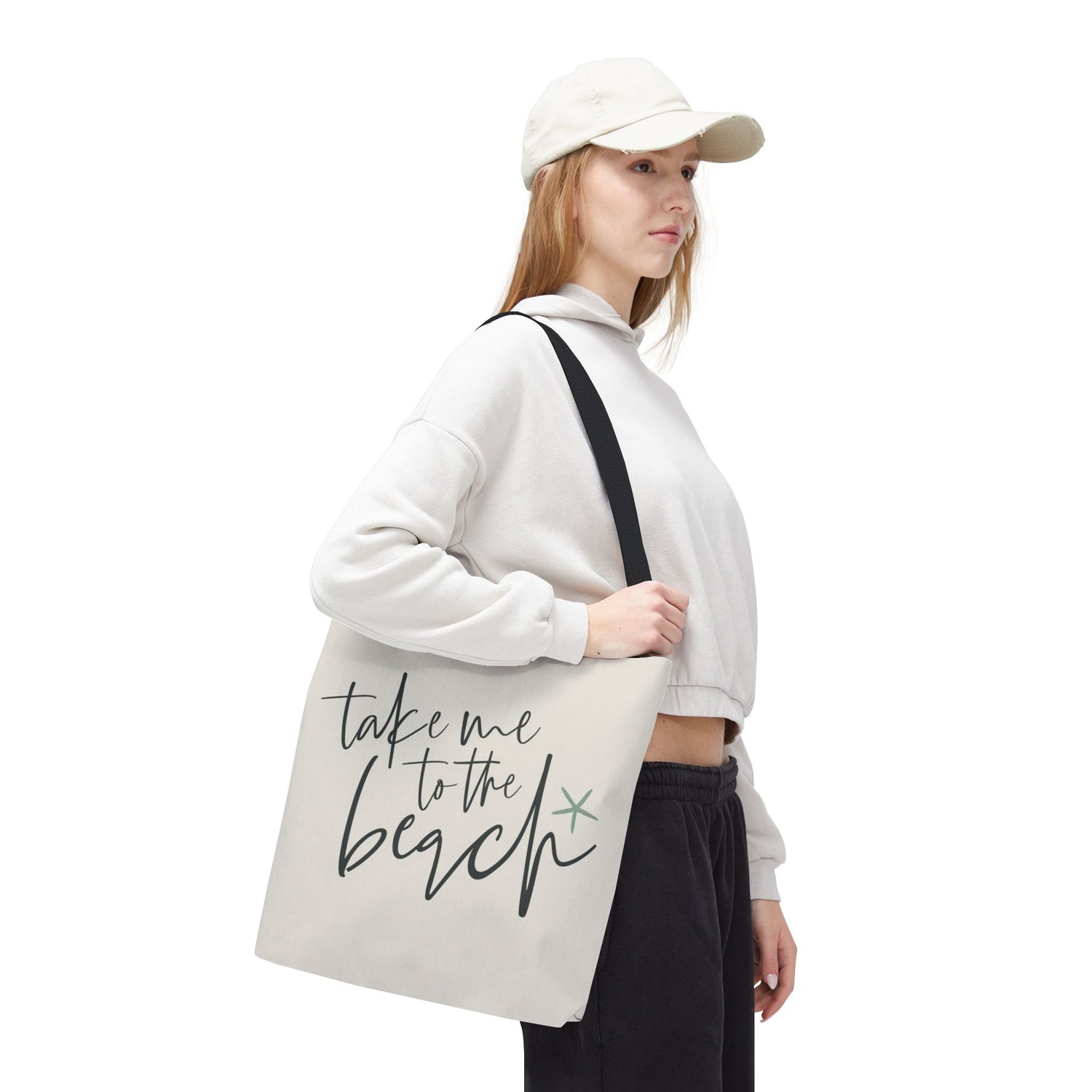 Beach Tote Bag | Take Me To The Beach | Summer Travel, Beach Day, Vacation Essentials, Gift for Beach Lovers, Sea Accessory