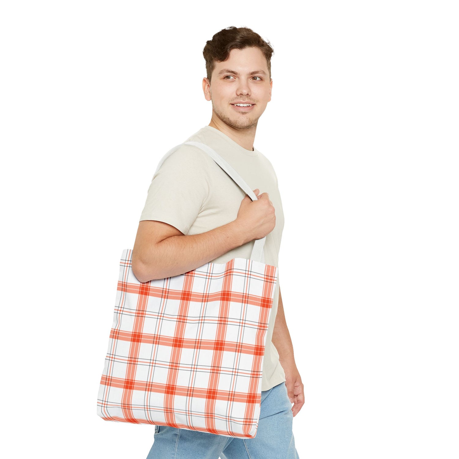 Fall Plaid Tote Bag