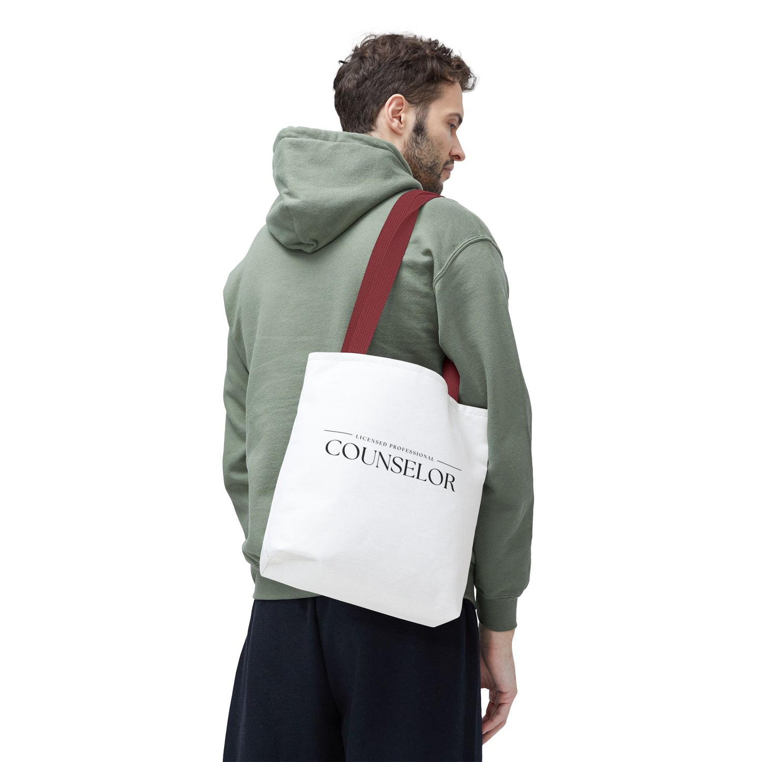 Licensed Counselor Tote Bag | Eco-Friendly Shopping Bag | Gift for Counselors, Therapist Tote, Daily Use Bag, Professional Accessory