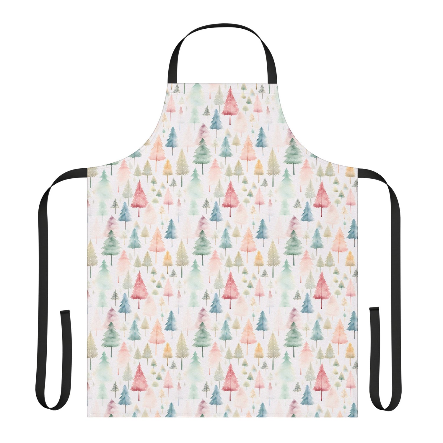 Whimsical Tree Design Apron, Kitchen Gift, Holiday Decor, Cooking Essentials, Art Apron, Baking Gift