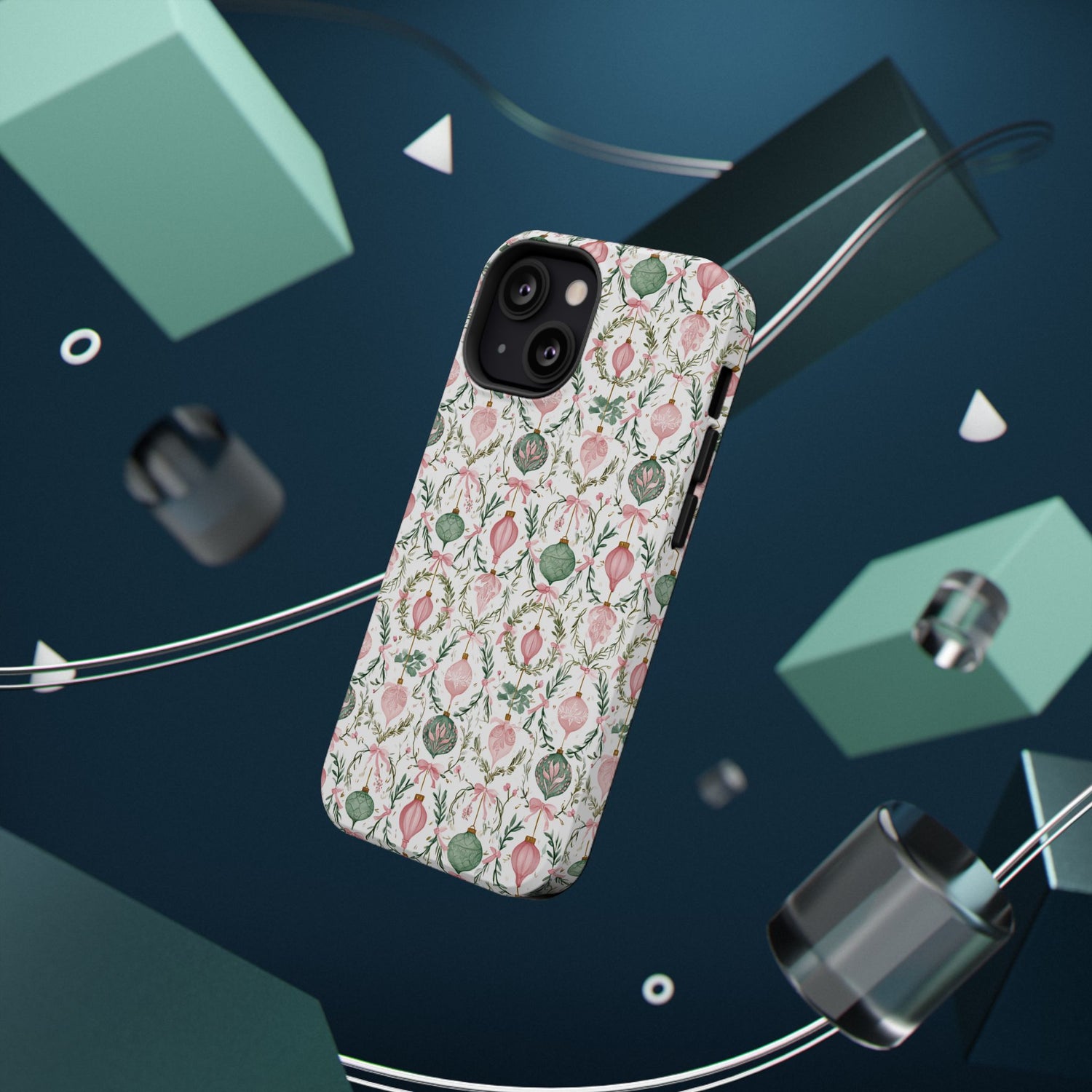 Holiday Ornaments Impact-Resistant Phone Case, iPhone, Samsung
