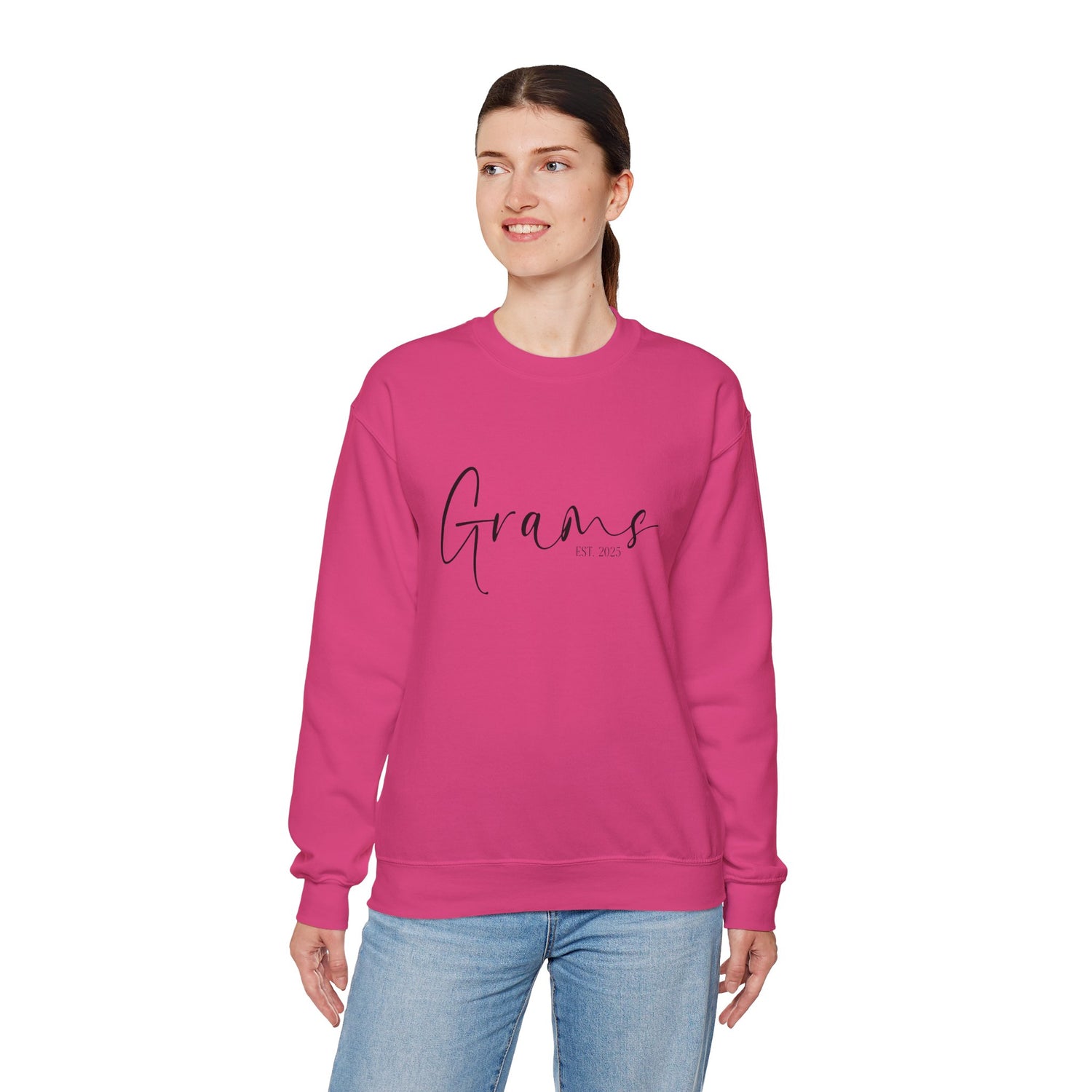 Grams Crewneck Sweatshirt | Cozy Gift for Grandma | Perfect for Birthdays, Mother's Day, Family Gatherings, or Casual Wear
