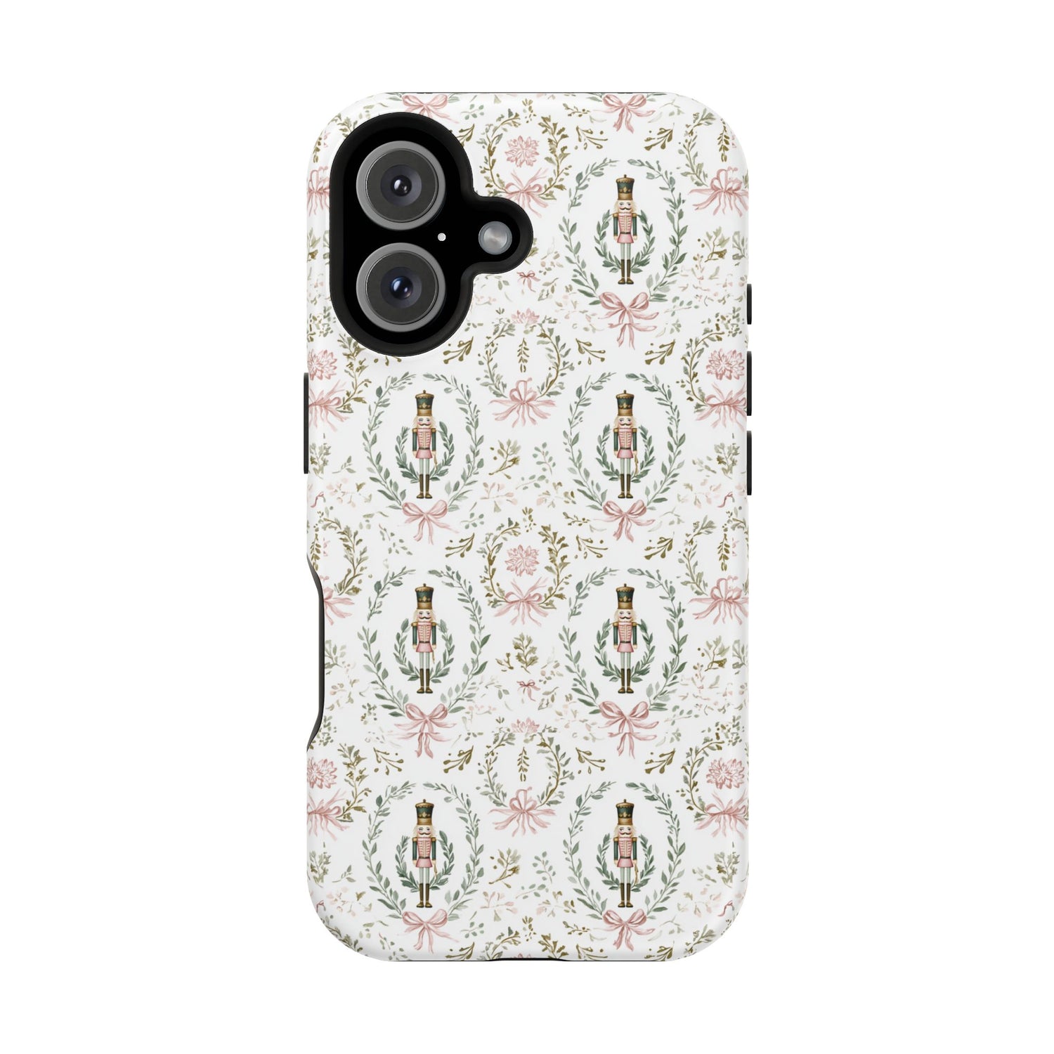 Impact-Resistant Phone Case- Nutcracker Floral
