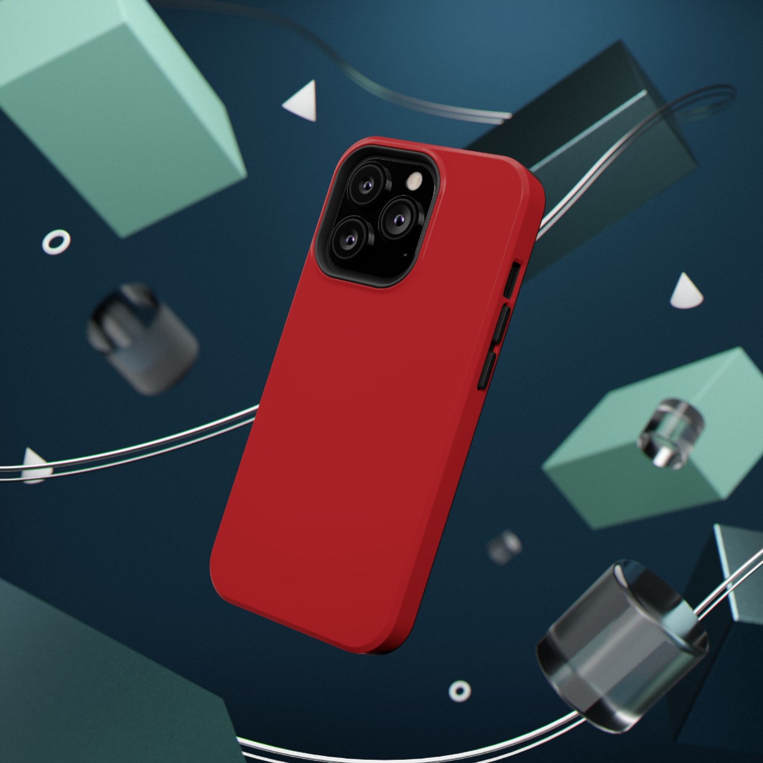 Impact-Resistant Phone Case - Lipstick Red