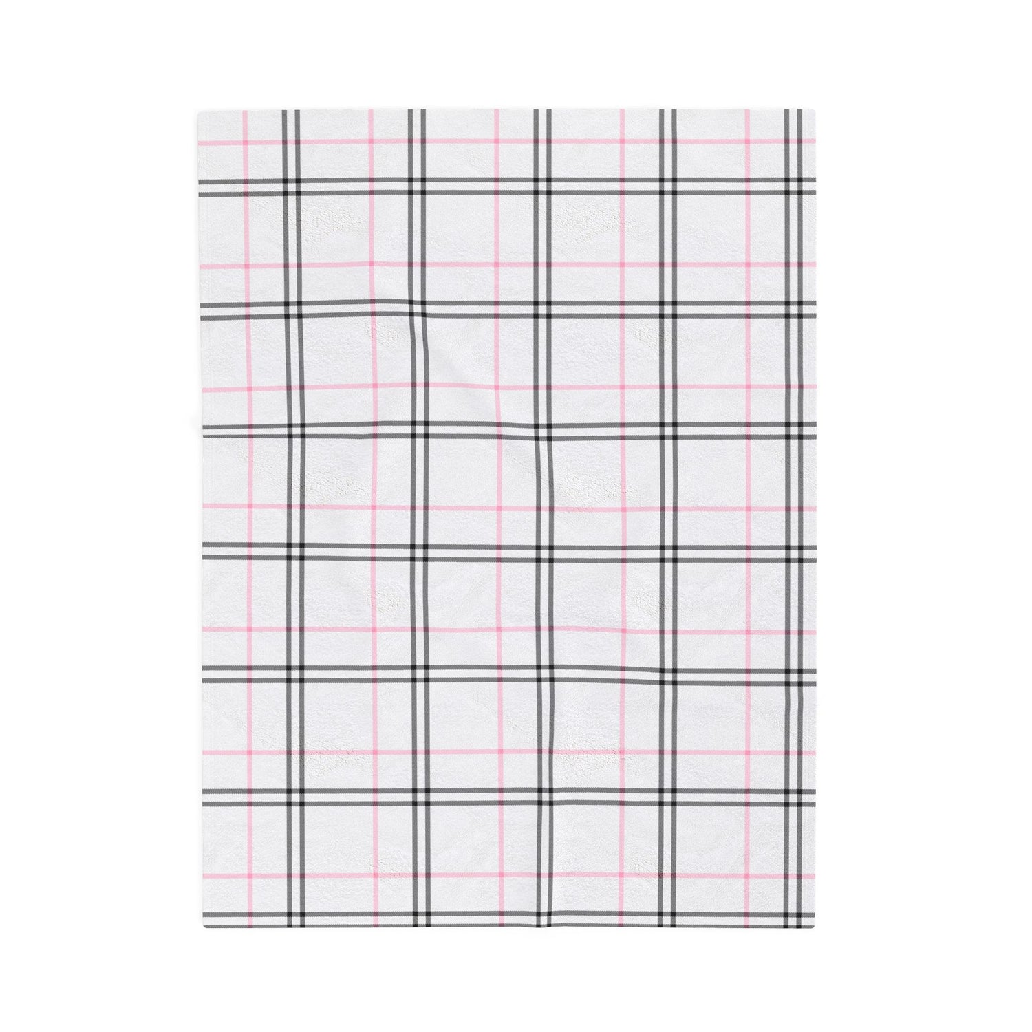 Cozy Plaid Velveteen Plush Blanket, Soft Throw for Home Decor, Perfect for Gifts, Relaxing, Holiday Comfort, Snuggling, Winter Warmth