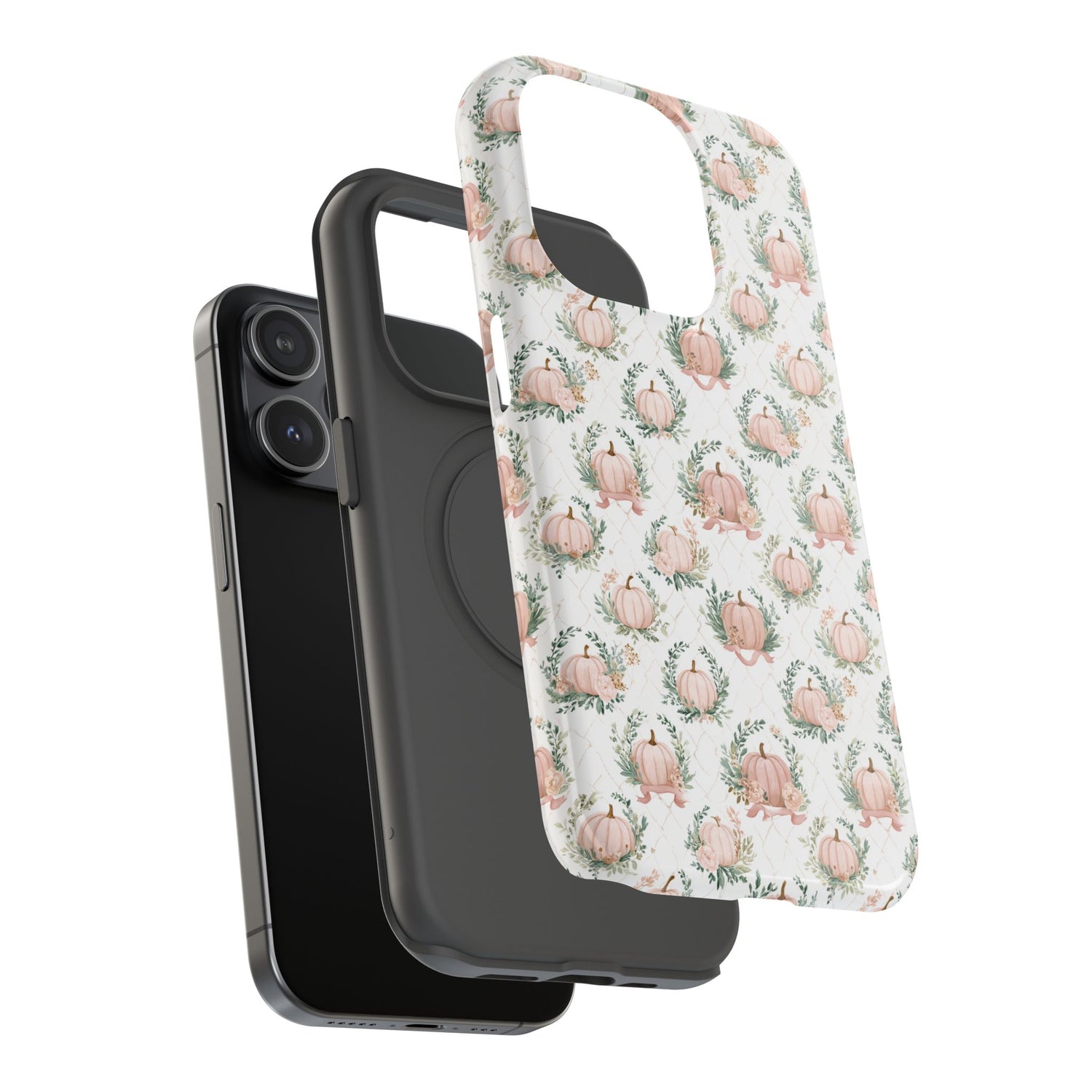 Elegant Pumpkin Impact-Resistant Phone Case, iPhone, Samsung
