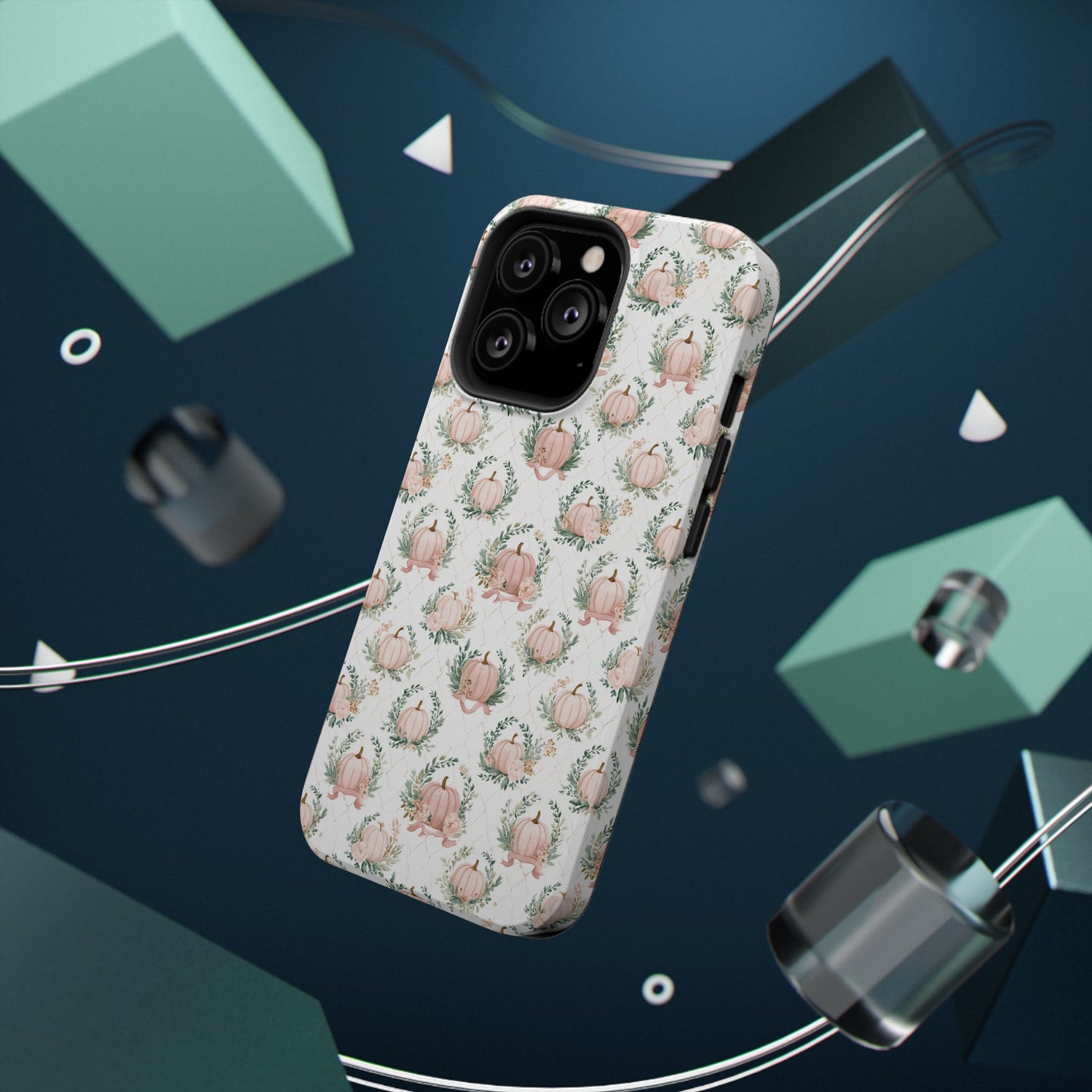 Elegant Pumpkin Impact-Resistant Phone Case, iPhone, Samsung