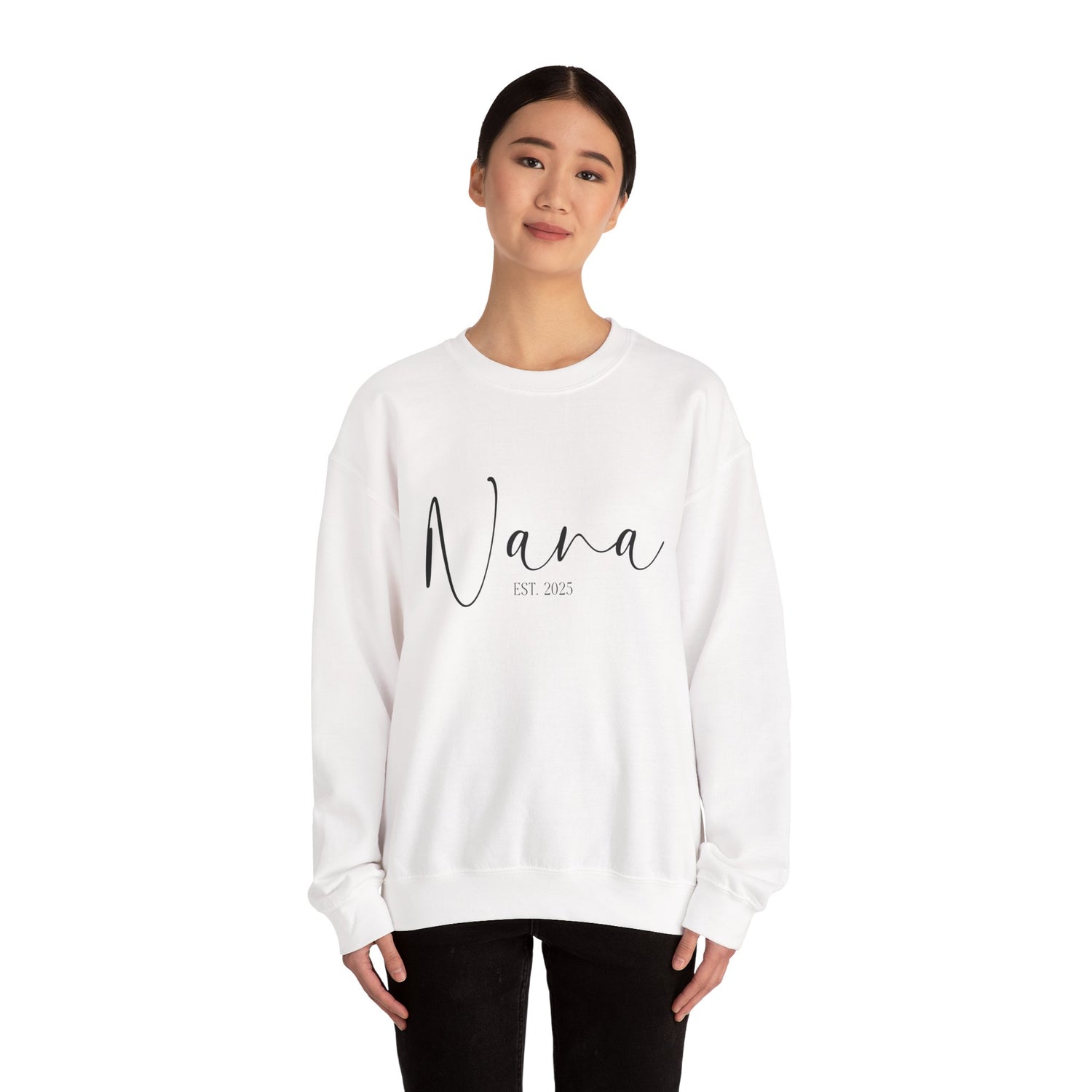 Personalized Nana Sweatshirt, Gift for Grandma, Custom Crewneck, Cozy Family Sweatshirt, Birthday Gift for Nana, Holiday Apparel