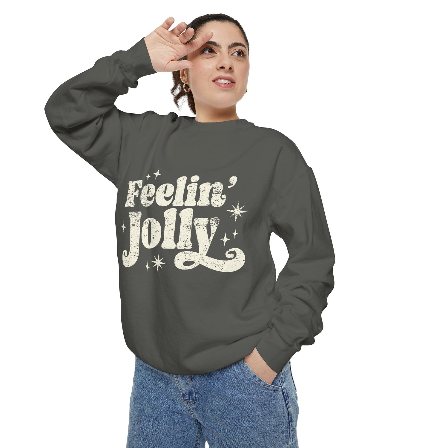 Premium Feelin' Jolly Comfort Colors Sweatshirt