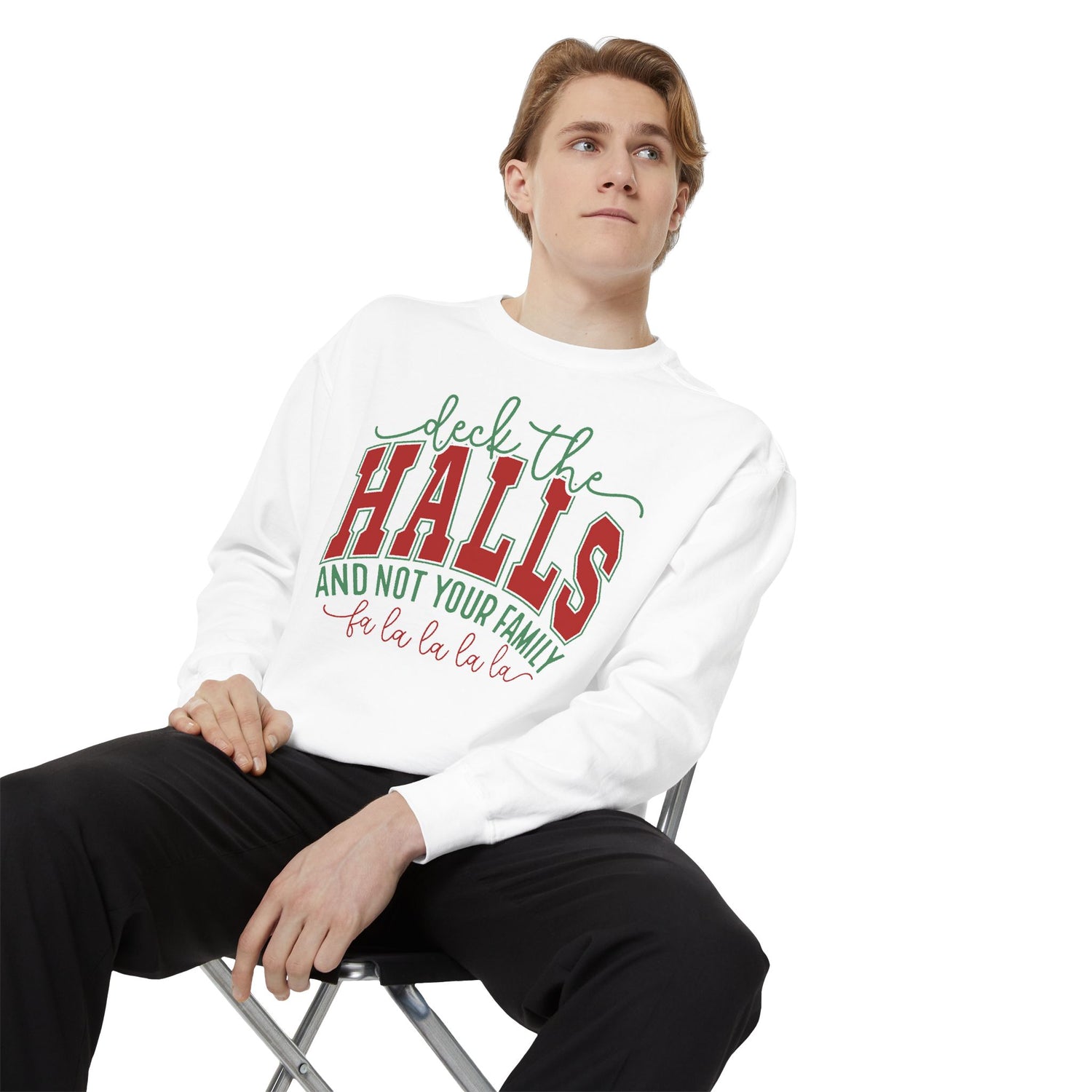 Premium Comfort Colors Deck the Halls Sweatshirt