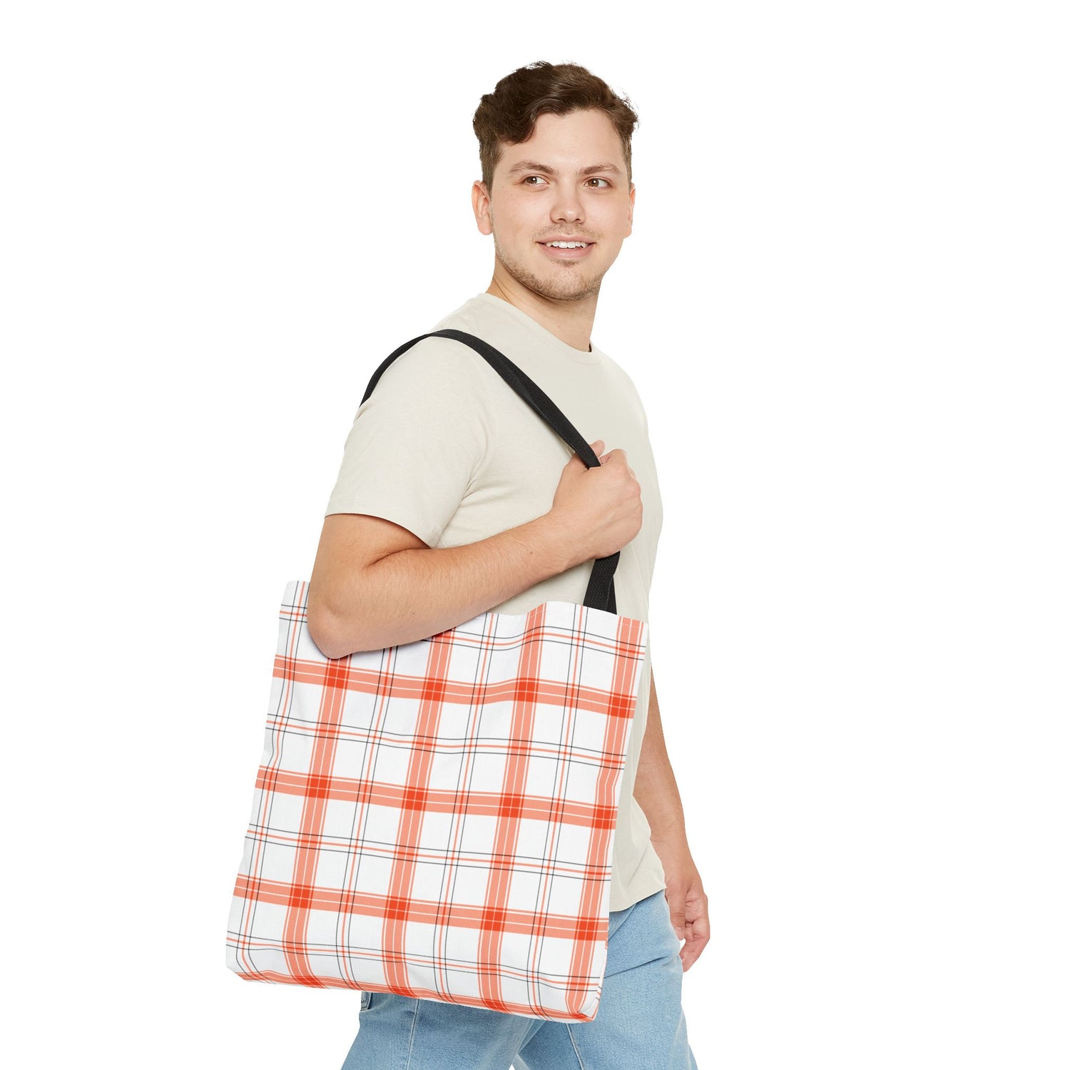 Fall Plaid Tote Bag