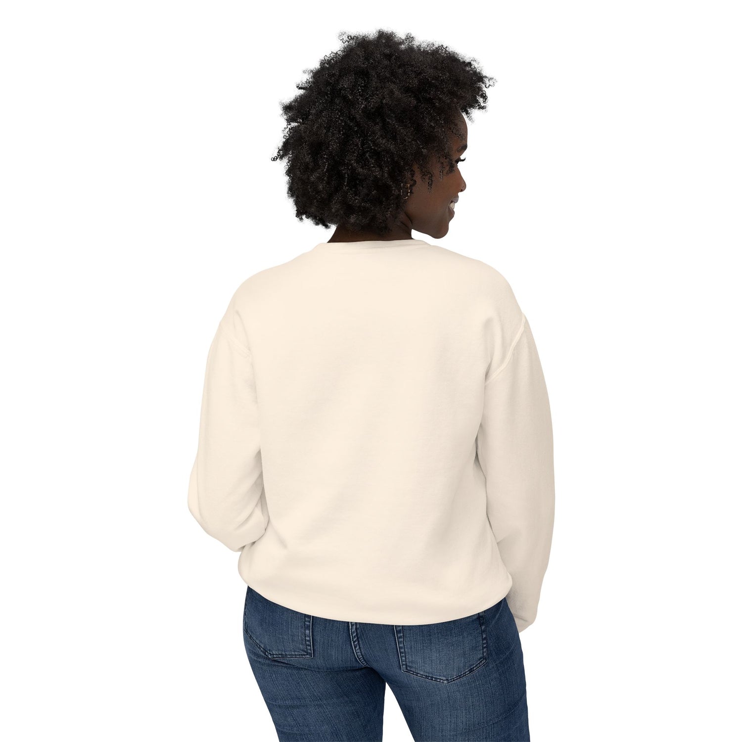 Festive Comfort Colors Lightweight Sweatshirt - 'Deck the Halls'