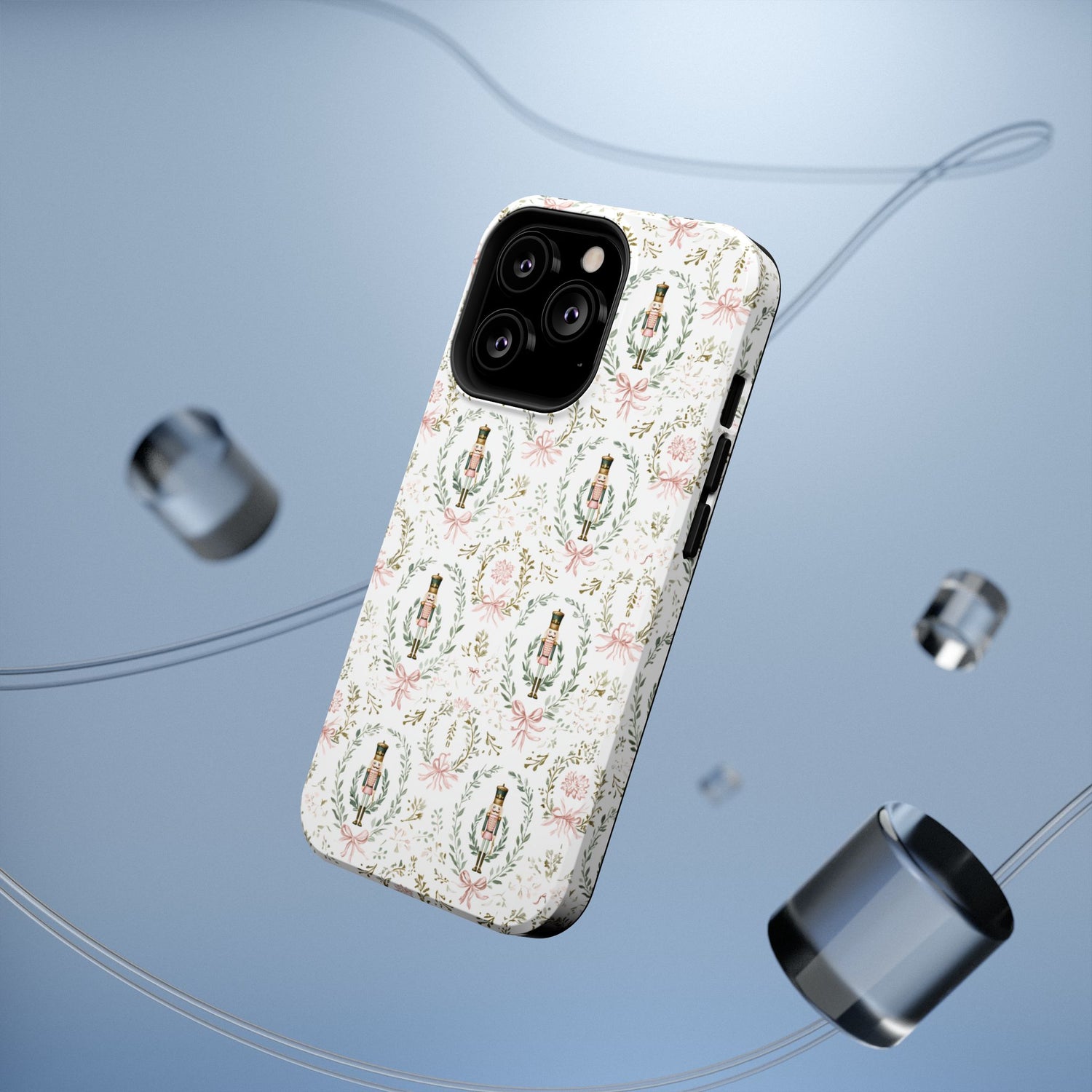 Impact-Resistant Phone Case- Nutcracker Floral