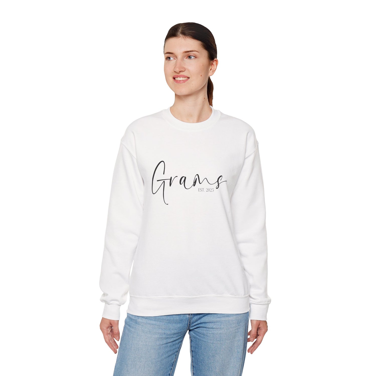 Grams Crewneck Sweatshirt | Cozy Gift for Grandma | Perfect for Birthdays, Mother's Day, Family Gatherings, or Casual Wear