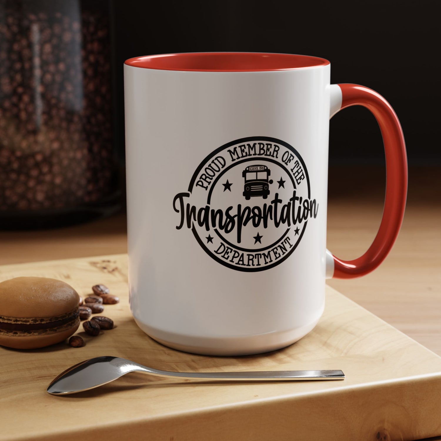 Transportation Department Coffee Mug, Proud Member Mug, Gift for Drivers, Transportation Lover Gift, Fun Coffee Cup, Tea and Coffee Mug