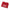 Folded red shirt with 'Merry Everything' text on a white background