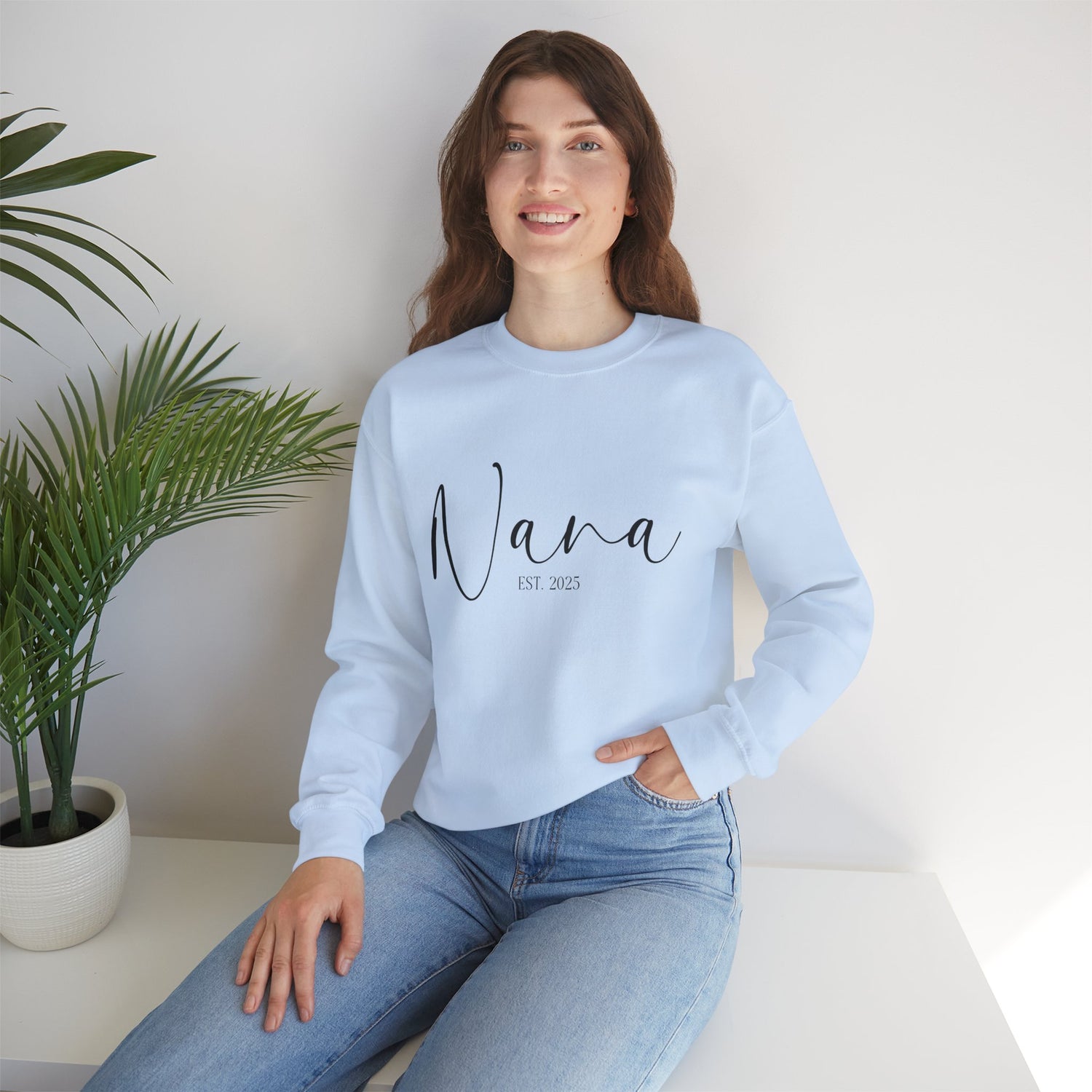 Personalized Nana Sweatshirt, Gift for Grandma, Custom Crewneck, Cozy Family Sweatshirt, Birthday Gift for Nana, Holiday Apparel