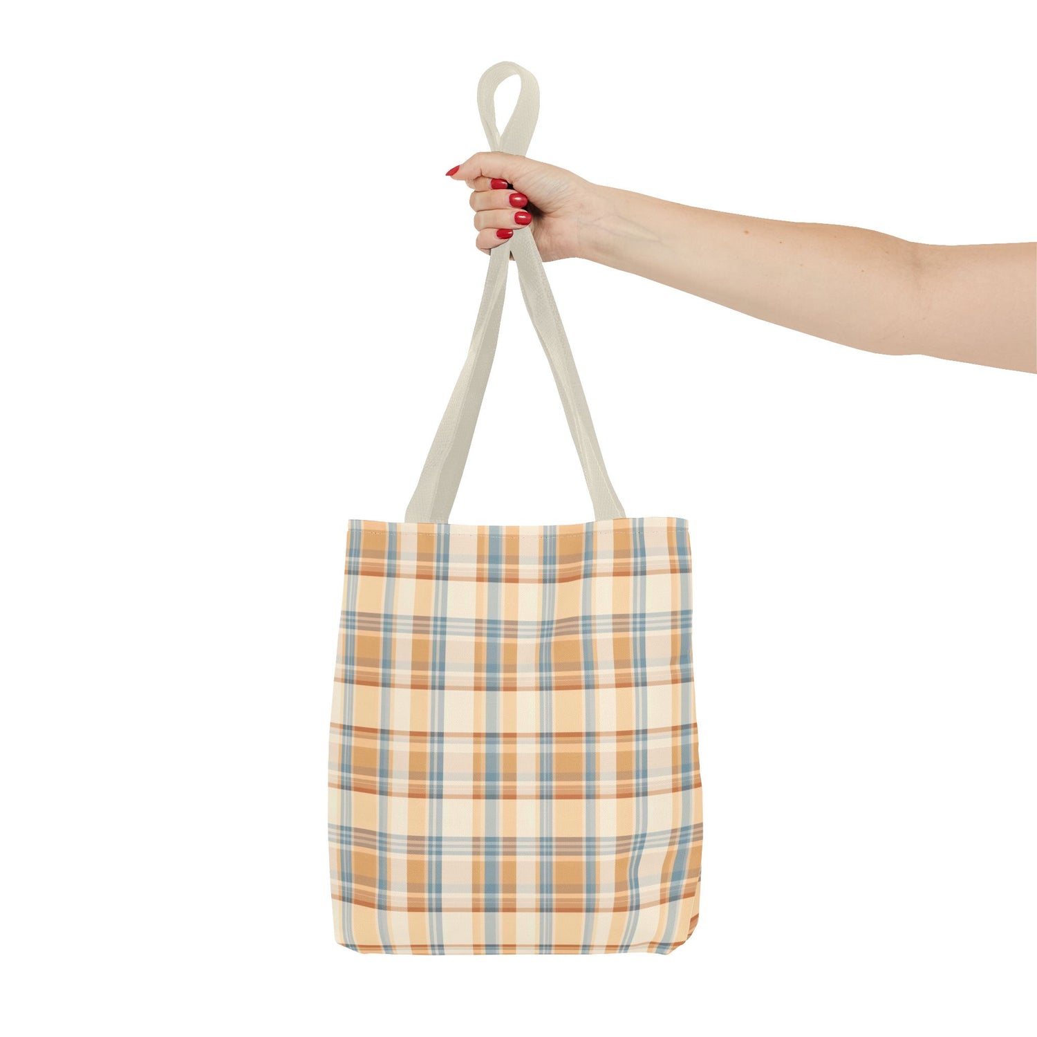 Plaid Tote Bag - Stylish Reusable Bag for Shopping, Beach, Gym, or Everyday Use - Perfect Gift for All Occasions