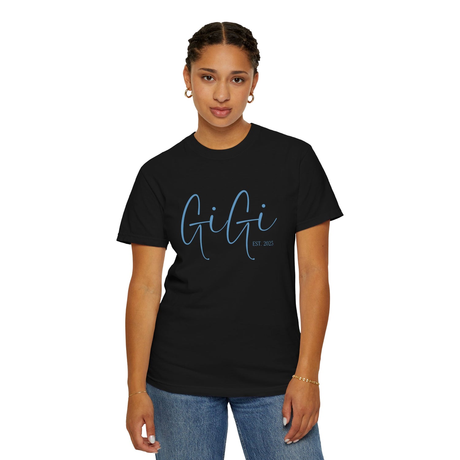 GiGi Est 2025 Garment-Dyed Shirt Blue